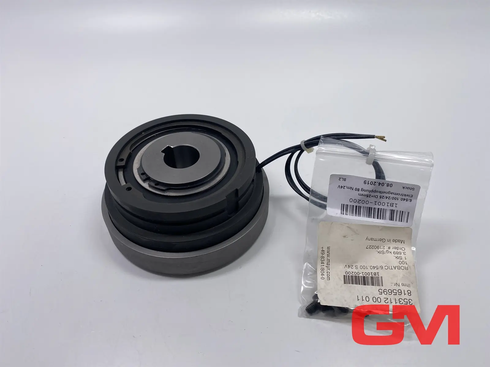 Produktfoto 1 von Mayr Elektromagnetkupplung ROBATIC 6/540.100 S electro-magnetic coupling 24V 38W
