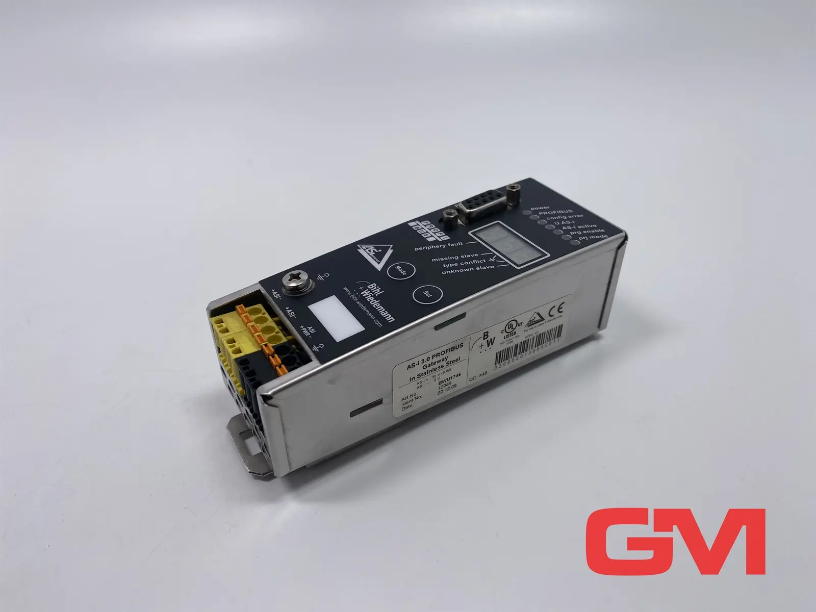 Produktfoto 1 von Bihl+Widemann ASi-3 PROFIBUS Gateway in Edelstahl PROFIBUS 1 ASi Master