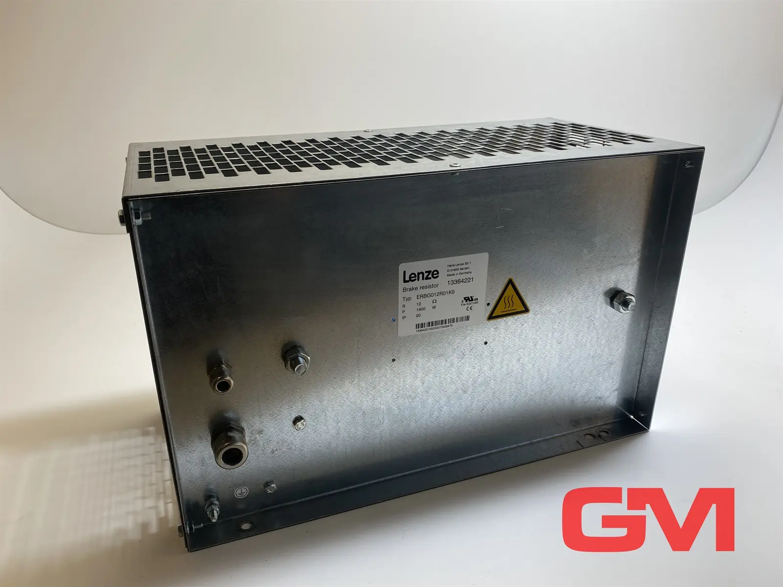 Produktfoto 1 von Lenze Bremswiderstand ERBG012R01K9 brake resistor 13364221 12 Ohm 1900W