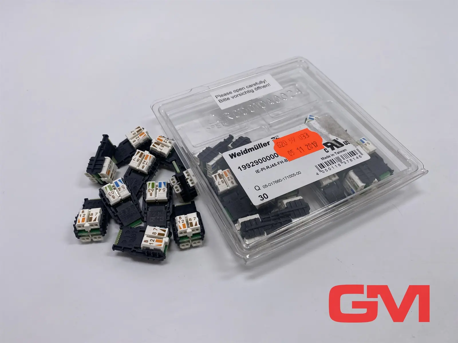Produktfoto 1 von VE 25x Weidmüller Ersatz-Adernmanager IE-PI-RJ45-FH-B-1.6 Substitute 1992900000