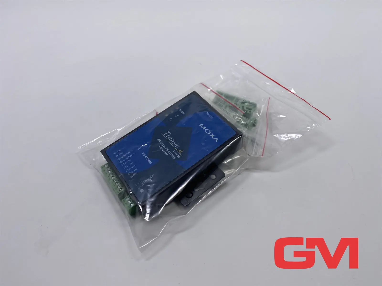 Produktfoto 1 von Moxa Wandler Transio TCC-100 RS-232 to RS-422/485 Converter Revision 2.0