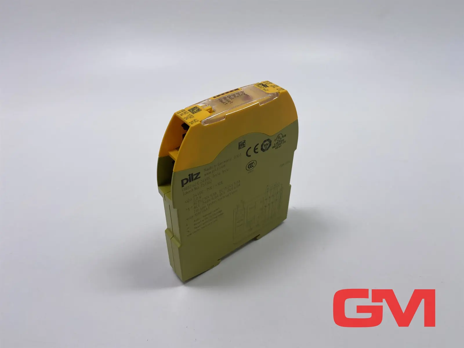Produktfoto 1 von Pilz Sicherheitsrelais PNOZ s2 C 24VDC 3 n/o 1 n/c safety relay 751102