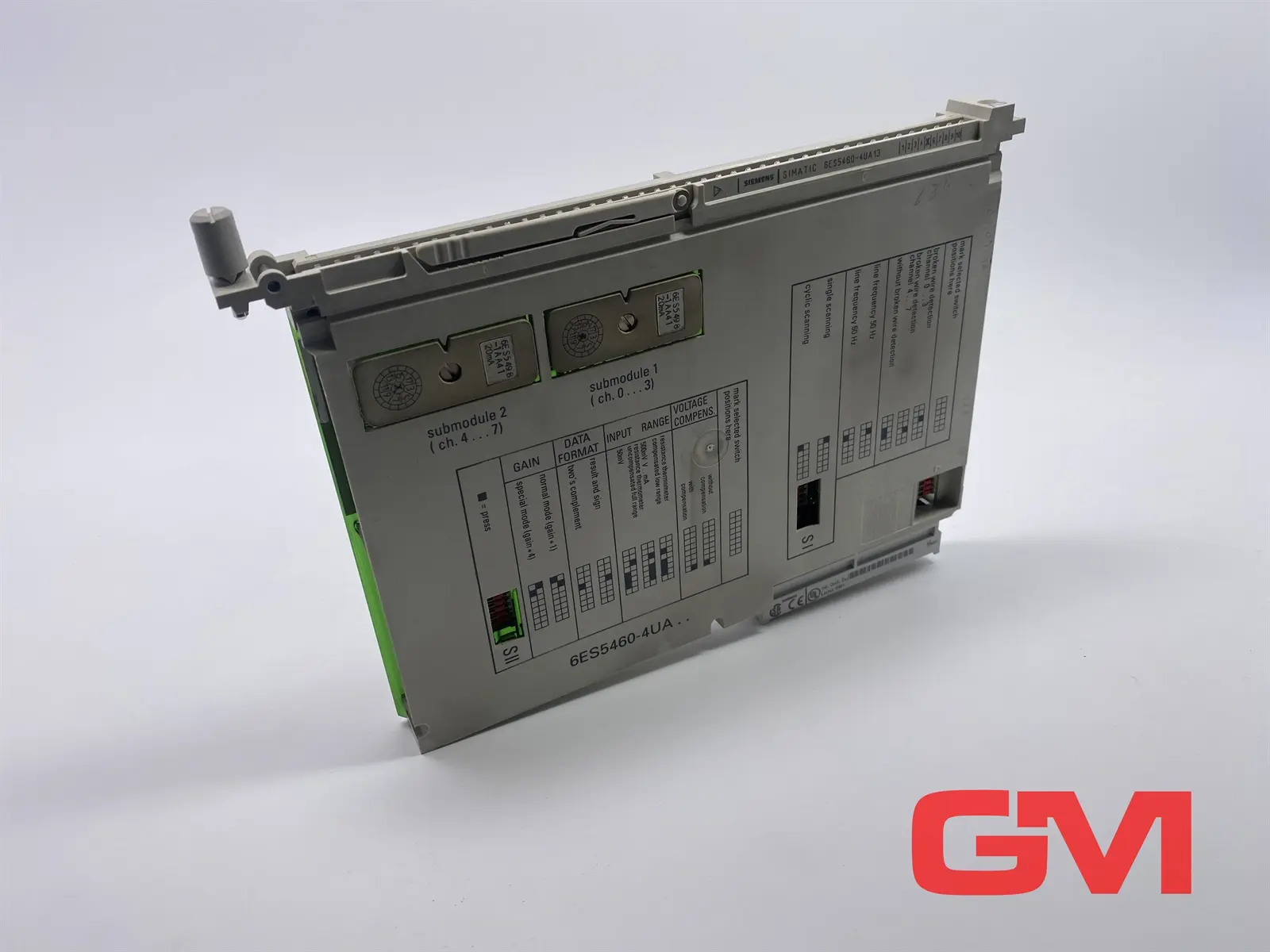 Produktfoto 1 von Siemens Analogeingabe 6ES5460-4UA13 analog input module 460 Simatic E-Stand 5