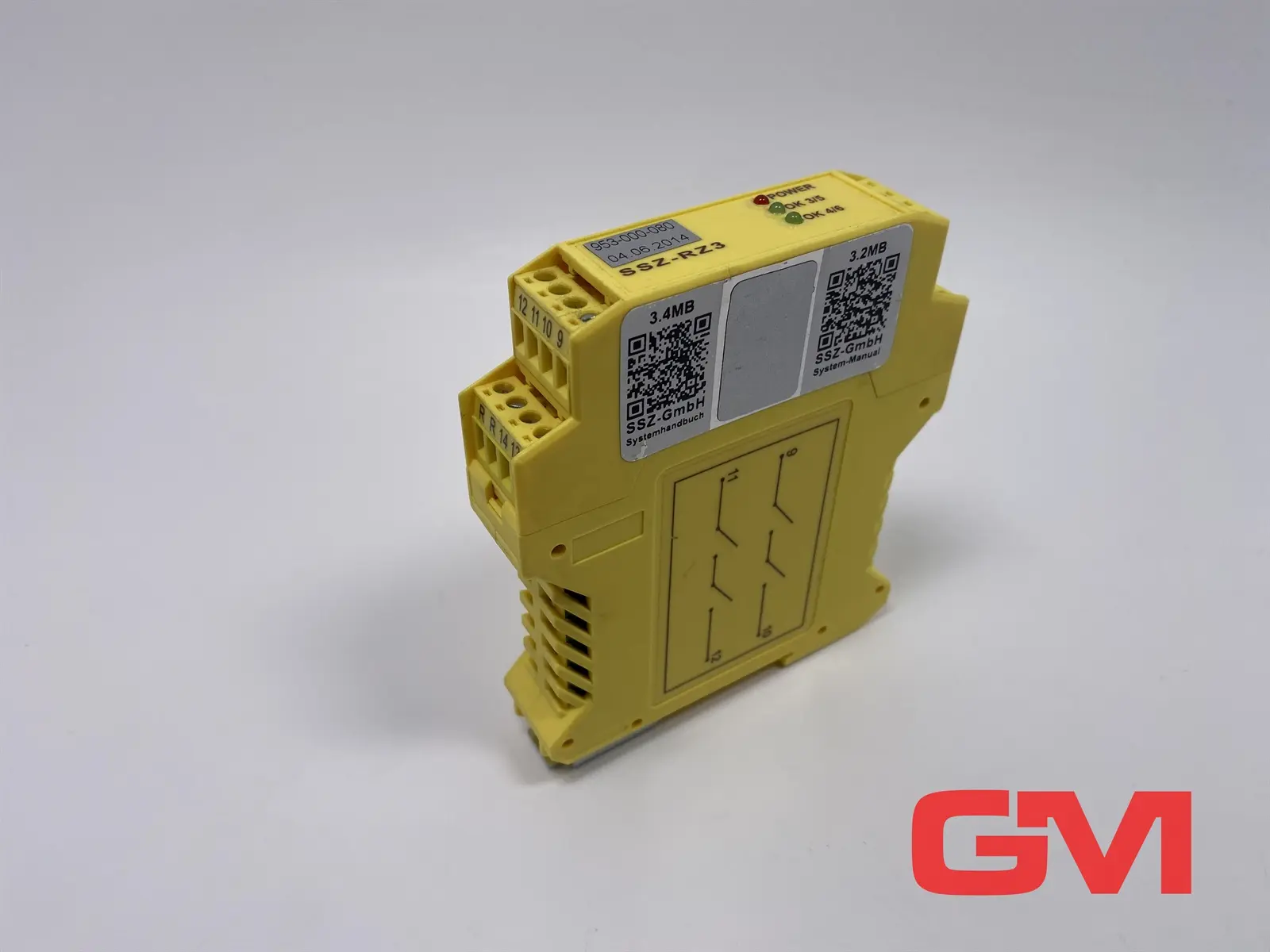 SSZ Auswertegerät SSZ-RZ3 safety controller 24V AC/DC Sicherheitsauswertegerät