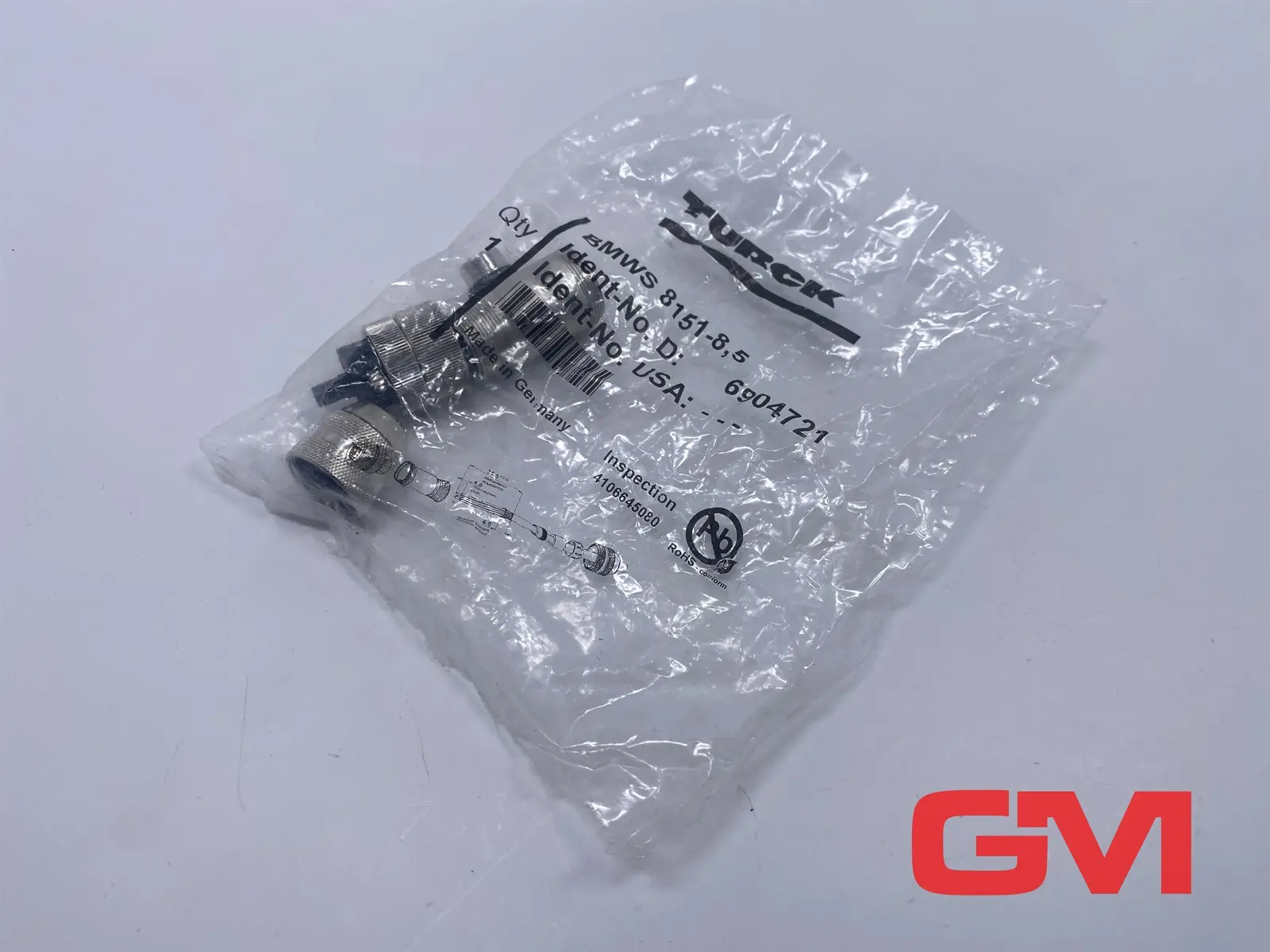 Produktfoto 1 von Turck Steckverbinder BMWS8151-8,5 connector 6904721 Kupplung M12×1 PROFIBUS-DP