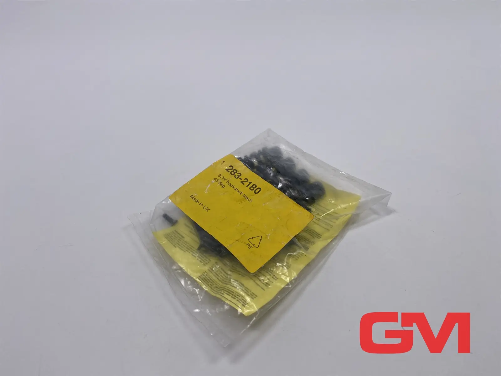 Produktfoto 1 von MH Connectors Sub-D-Metallhauben D45ZK37-BK-K screened backshell 45° RS 283-2180