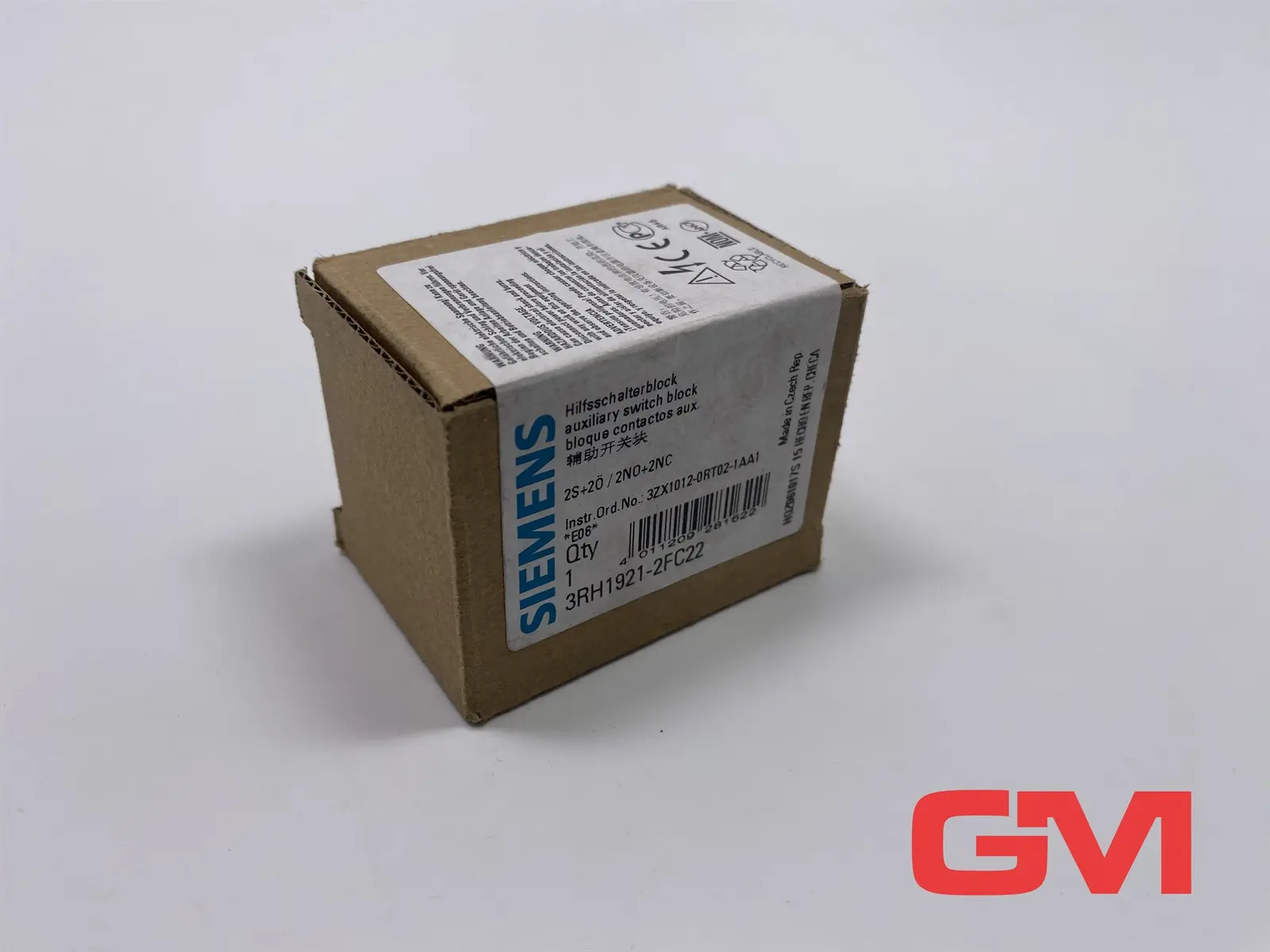 Produktfoto 1 von Siemens Hilfsschalterblock 3RH1921-2FC22 auxiliary switch block 2NO+2NC