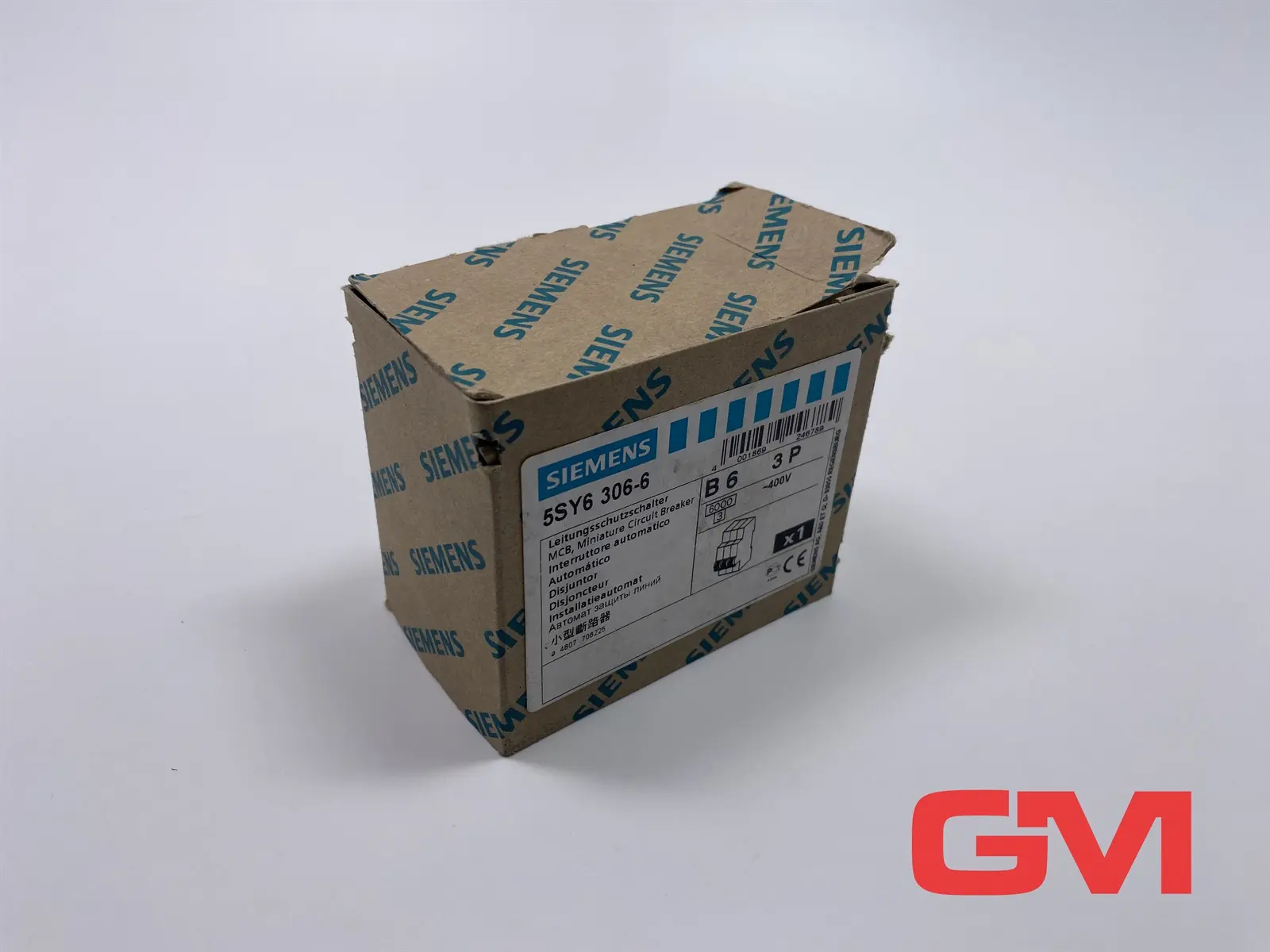 Produktfoto 1 von Siemens Leitungsschutzschalter 5SY6306-6 miniature circuit breaker B6 3P 6A