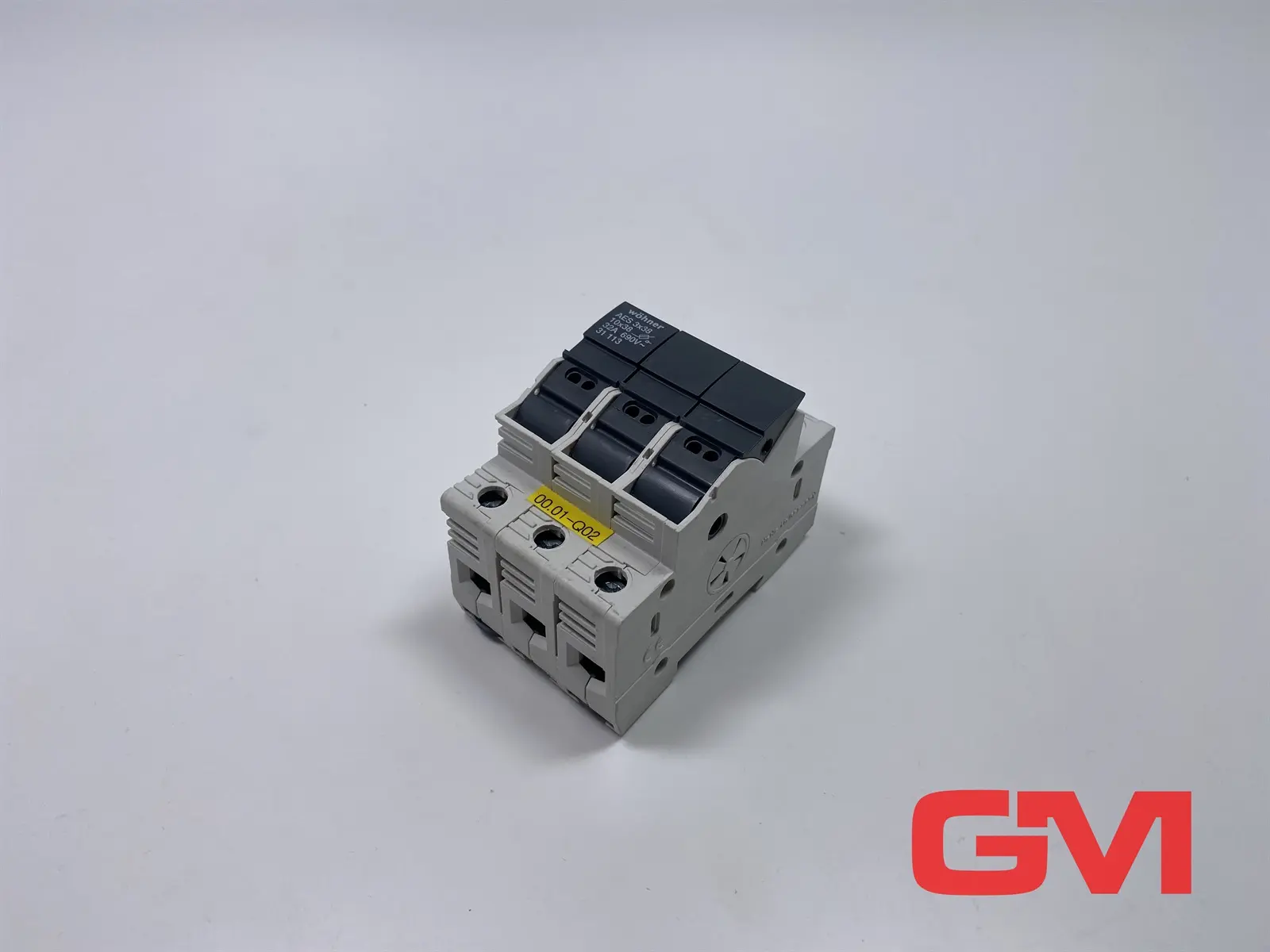 Produktfoto 1 von Wöhner Halter 31113 3P holder AES10x38 32A für zylindrische Halterungen 690V