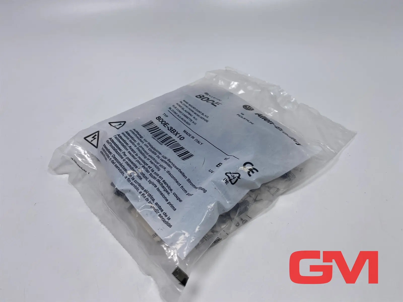 Produktfoto 1 von VE 10x Allen-Bradley Kontaktelement 800E-3BX10 contact block NO Serie B
