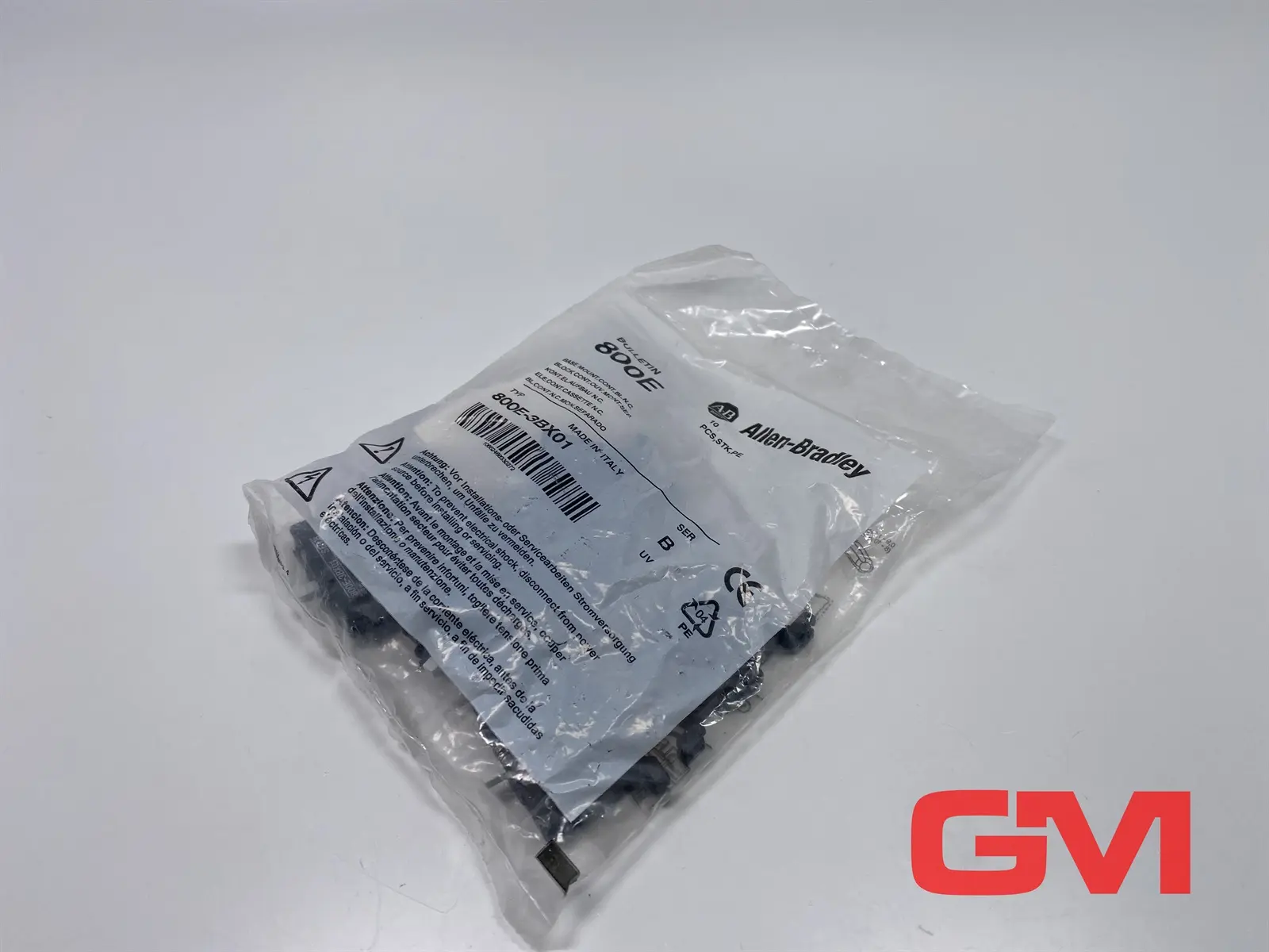 Produktfoto 1 von VE 10x Allen-Bradley Kontaktelement 800E-3BX01 contact block 1NC Serie B