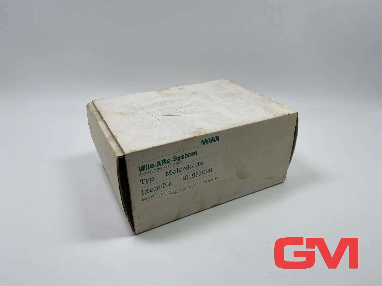 Produktfoto 1 von Wilo Meldekarte 501981092 reporting card Wilo-ARe-System 7295.1 MK-DP Karte