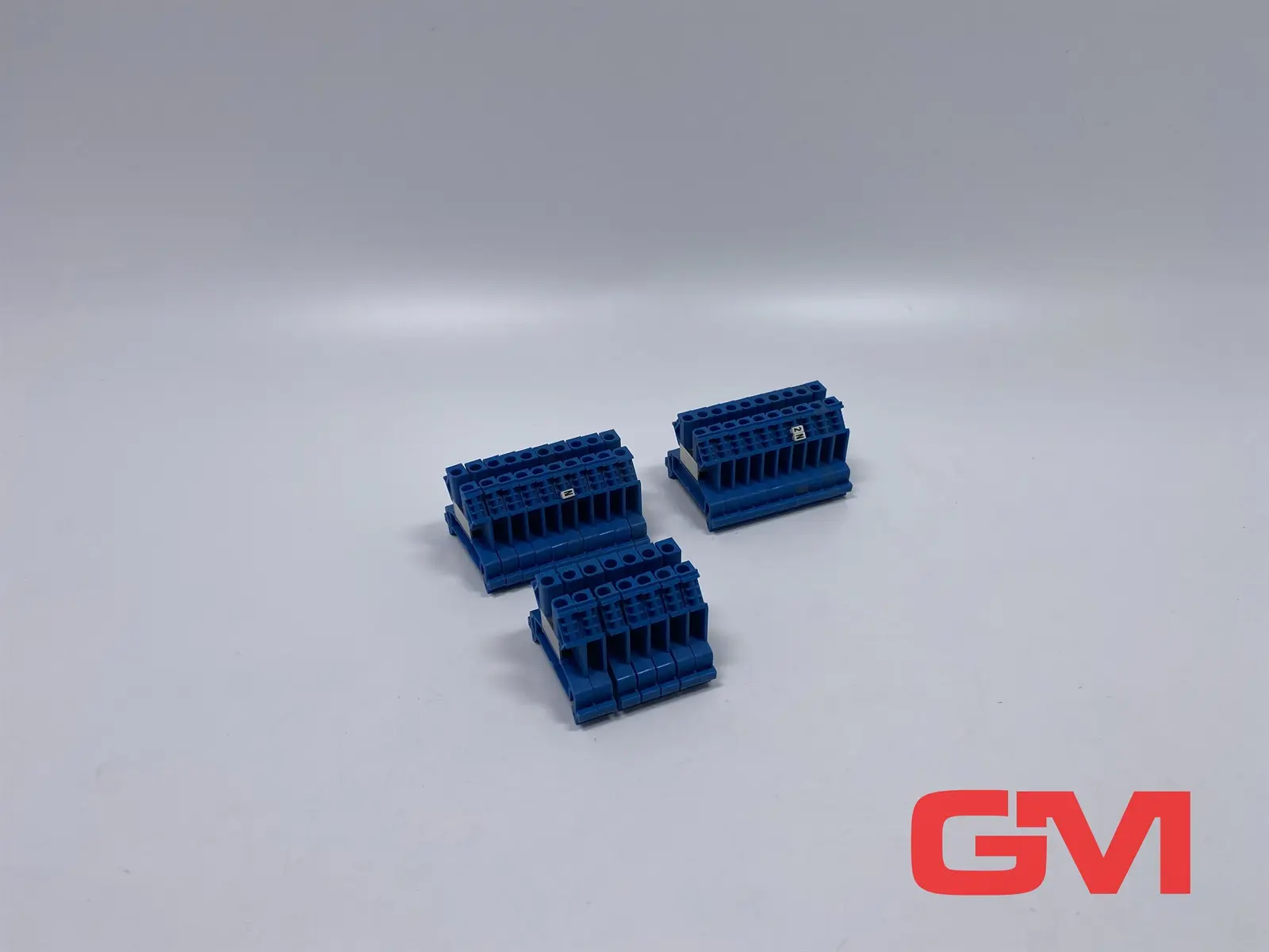 Produktfoto 1 von VE 27x Wieland Durchgangsklemme 9700A/6 S35 blau feed-through terminal block