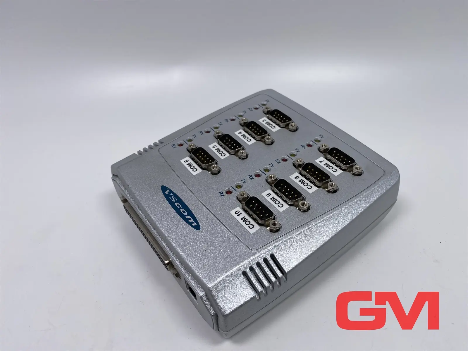 VScom RS232 Mini Anschlussbox OPT8M mini connection box 8x DB9 male Tx Rx