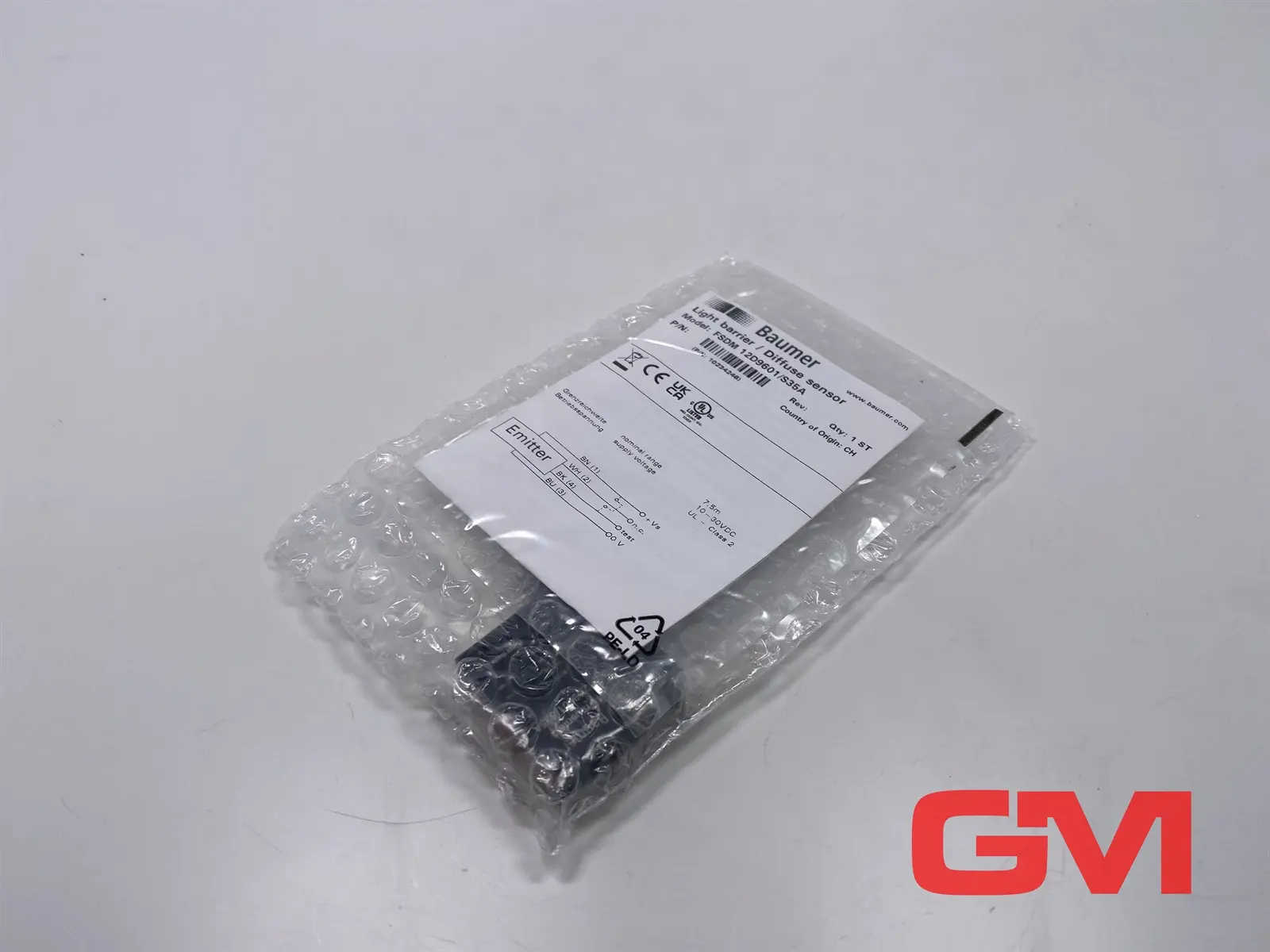 Produktfoto 1 von Baumer Lichtschranke FSDM 12D9601/S35A light barrier diffuse sensor 10234246