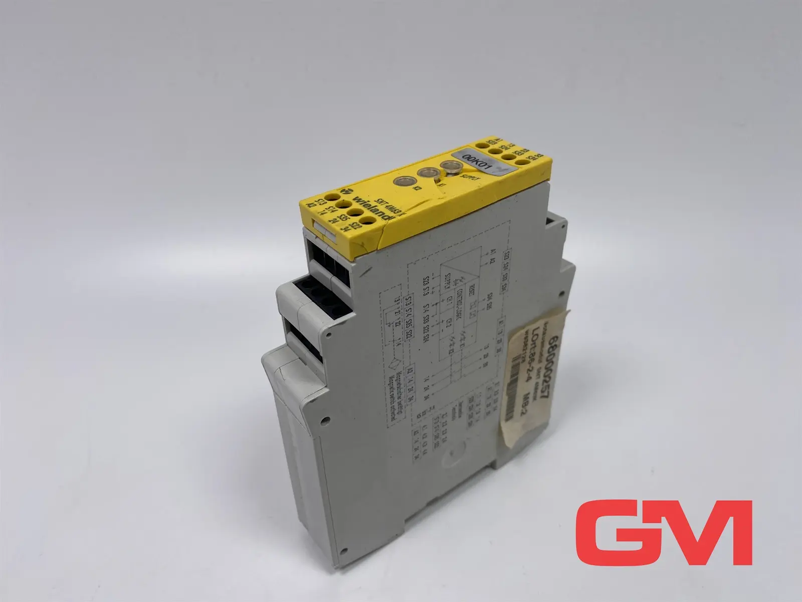 Produktfoto 1 von Wieland Sicherheitsrelais SNT 4M63K safety relay R1.188.1020.0 24V beschädigt
