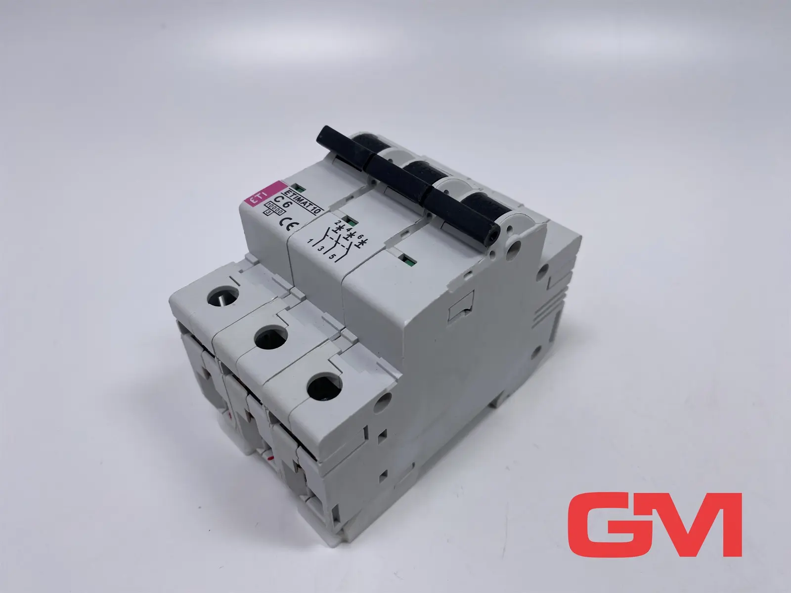 Produktfoto 1 von ETI Leitungsschalter ETIMAT 10 C 3p 10kA 6A miniature circuit breaker 002135712