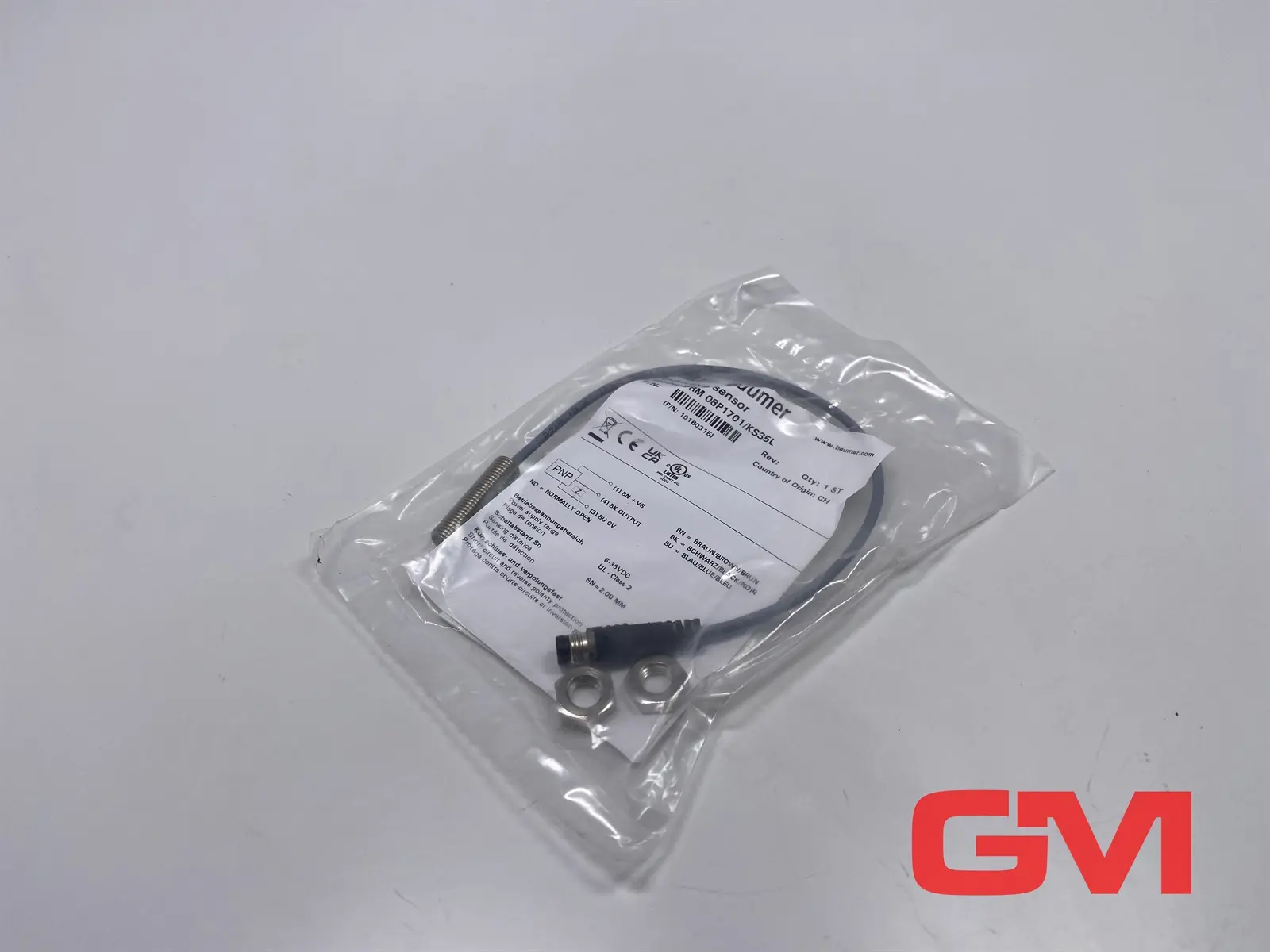Produktfoto 1 von Baumer Näherungsschalter IFRM 08P1701/KS35L proximity switch 10160315 Induktiv