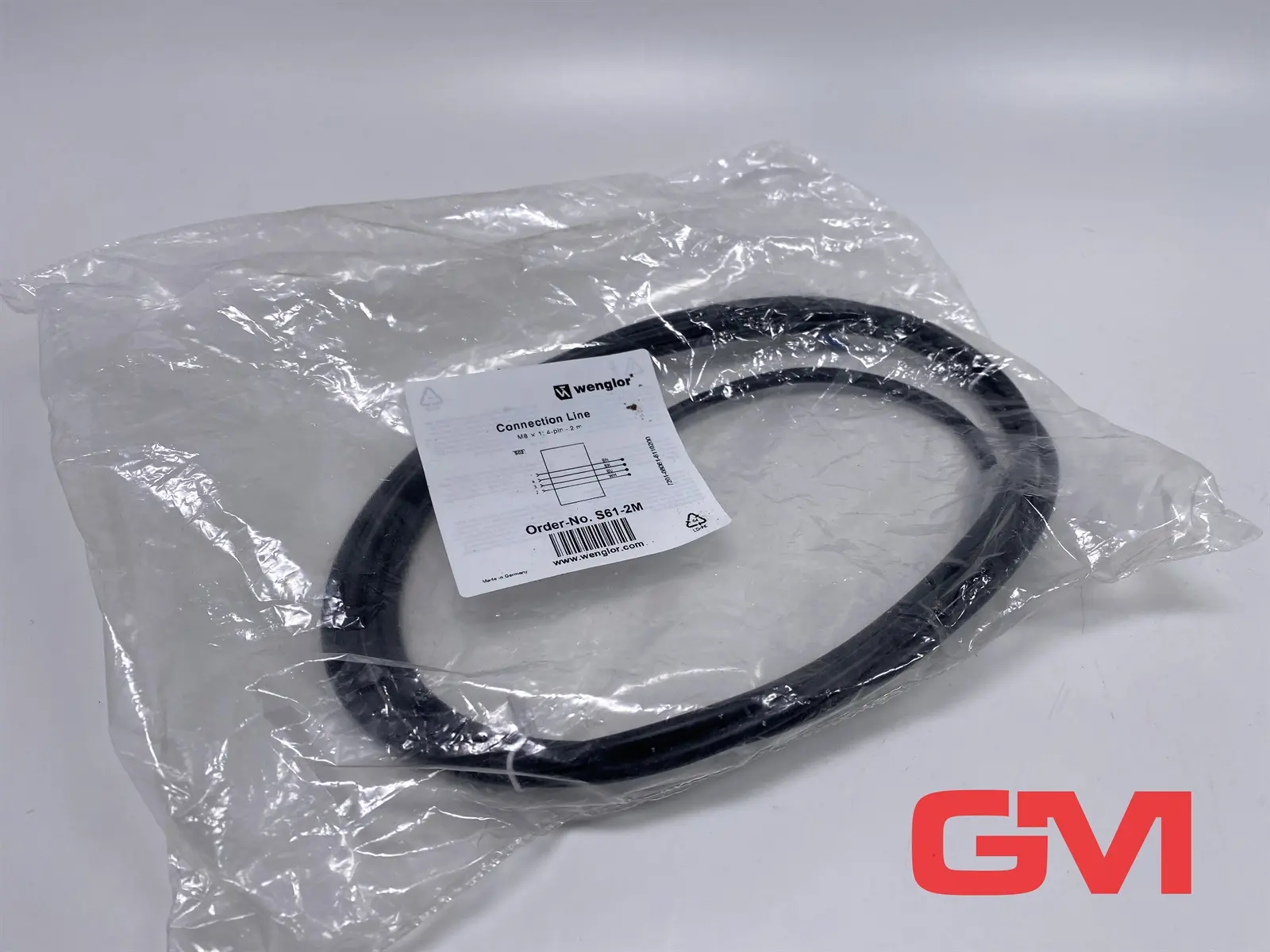 Produktfoto 1 von Wenglor Anschlussleitung S61-2M connection line M8x1 4-polig 4-pin 2 m