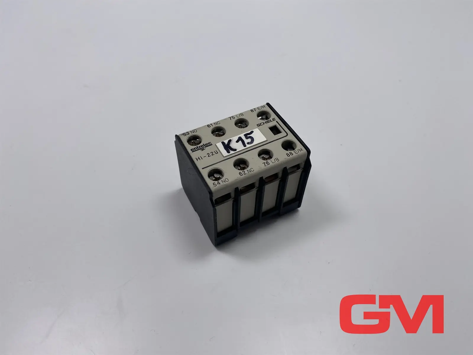 Produktfoto 1 von Entrelec Schiele Hilfsschalterblock Hi-22ü contact block 3.369.018.01 NO+NC