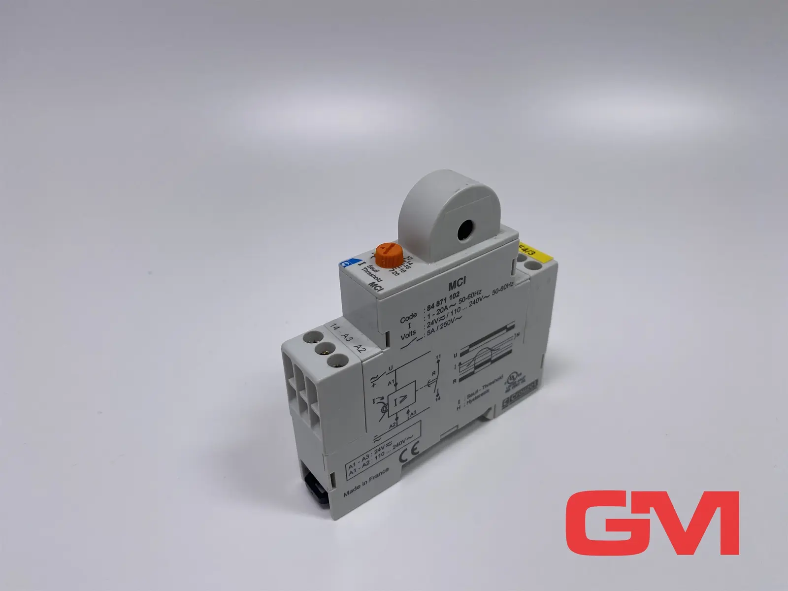 Produktfoto 1 von Crouzet Stromüberwachungsrelais MCI 84871102 control relay 24VDC 110-240VAC