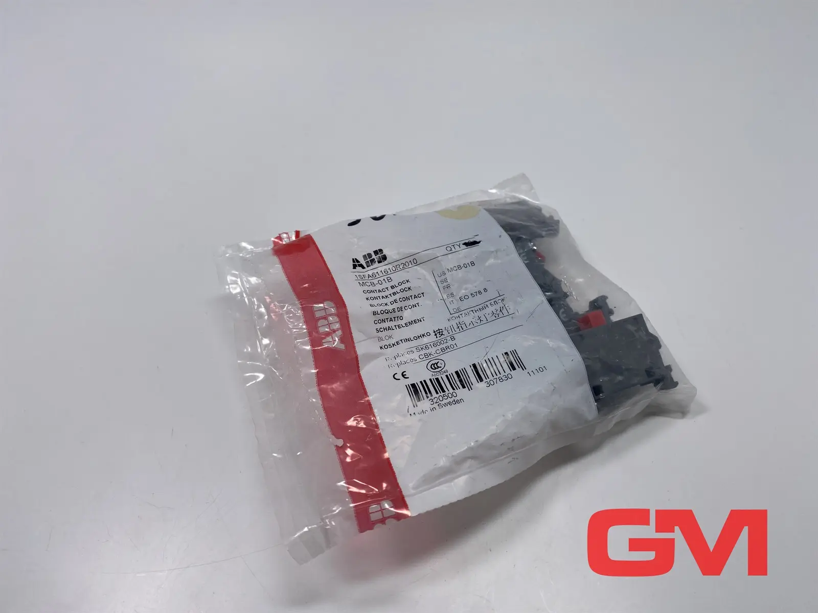 Produktfoto 1 von VPE 7x ABB Kontaktblock MCB-01B contact block 1Ö / 1NC 1SFA611610R2010