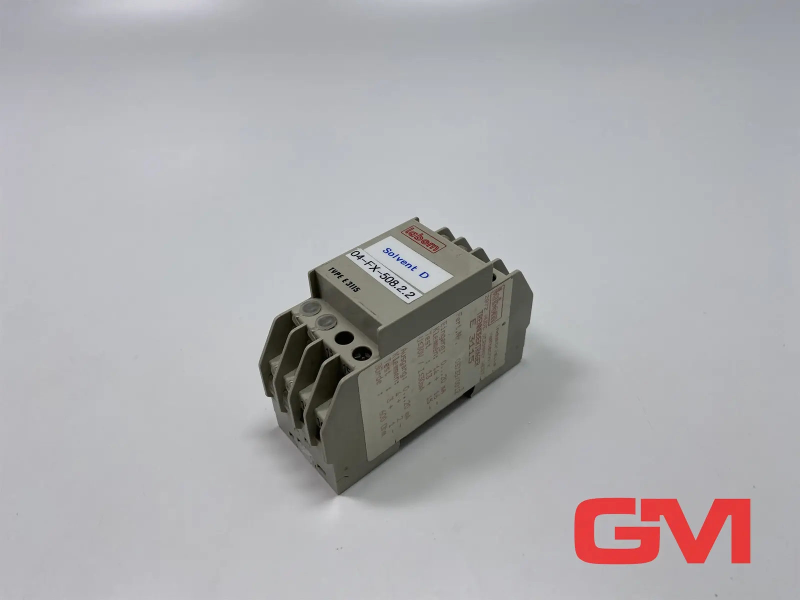 Produktfoto 1 von Labom Trennübertrager E 3115 separator unit 0-20 mA 30V leicht beschädigt