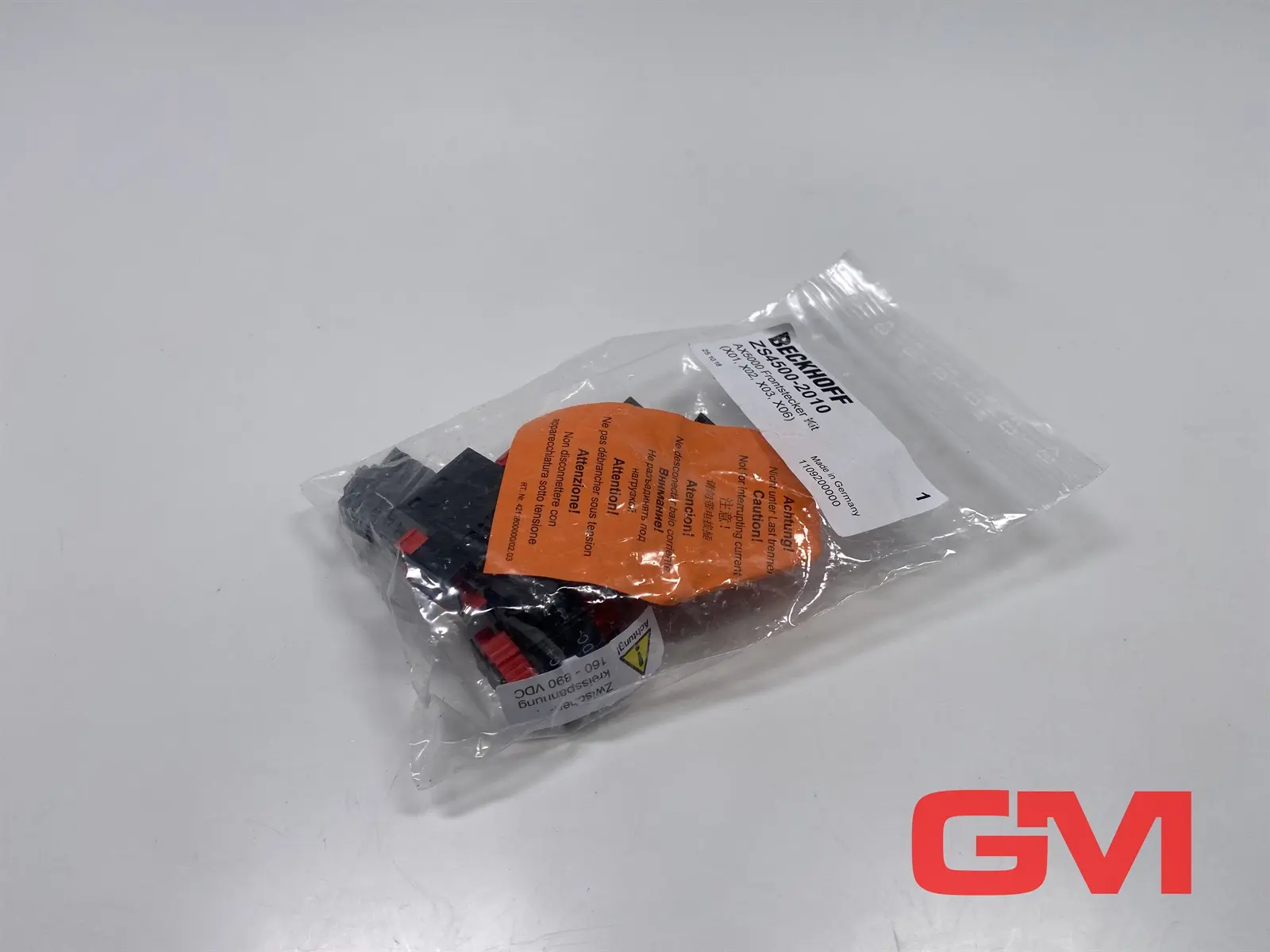 Produktfoto 1 von Beckhoff Stecker-Set für AX5000 ZS4500-2010 connector set X01 X02 X03 X06
