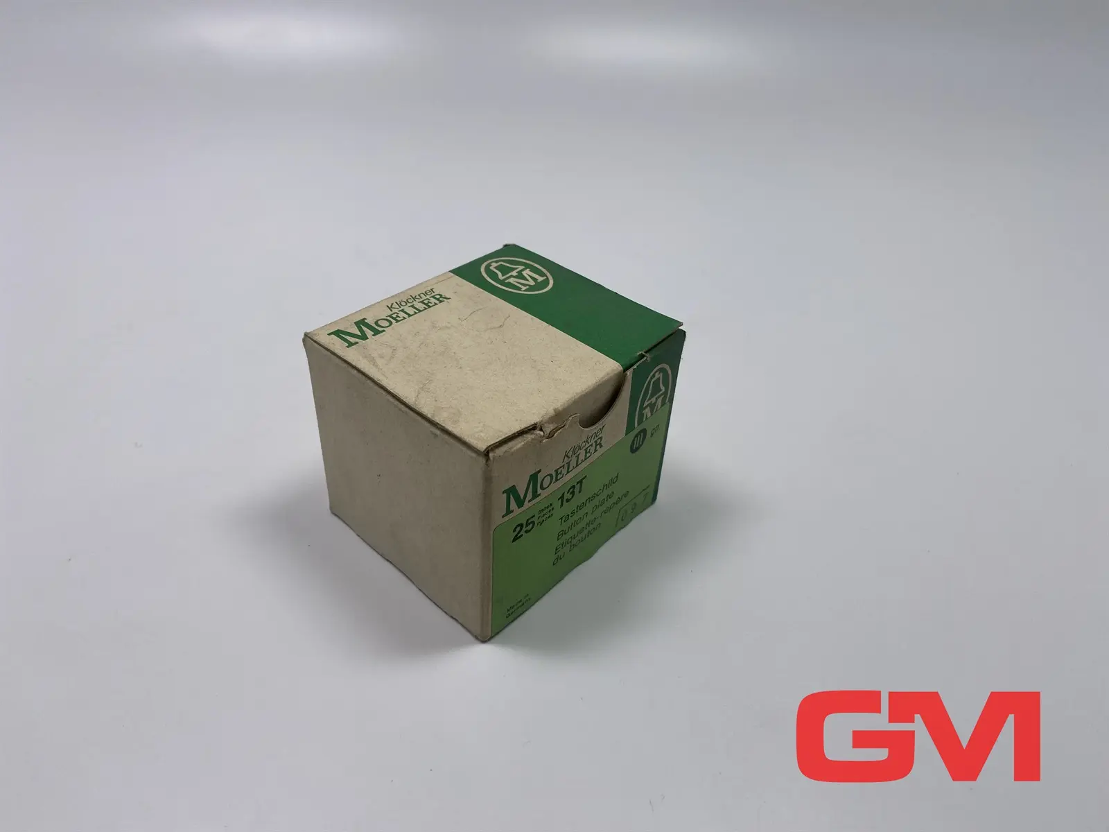 Produktfoto 1 von VE 25x Klöckner Moeller Tastenschild "III" 13T button plate green grün