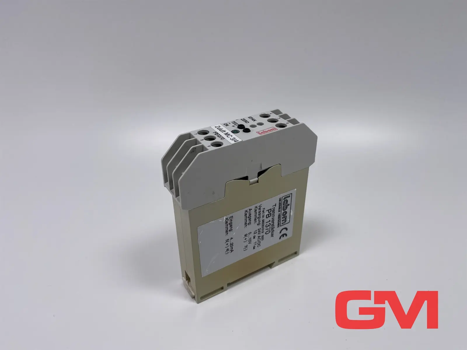 Produktfoto 1 von Labom Trennverstärker PB 1370 buffer amplifier 24V 98220/010 Gehäuse beschädigt