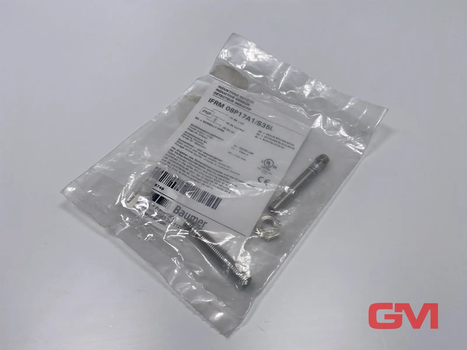 Produktfoto 1 von Baumer Induktiver Näherungsschalter IFRM 08P17A1/S35L inductive sensor 10138749