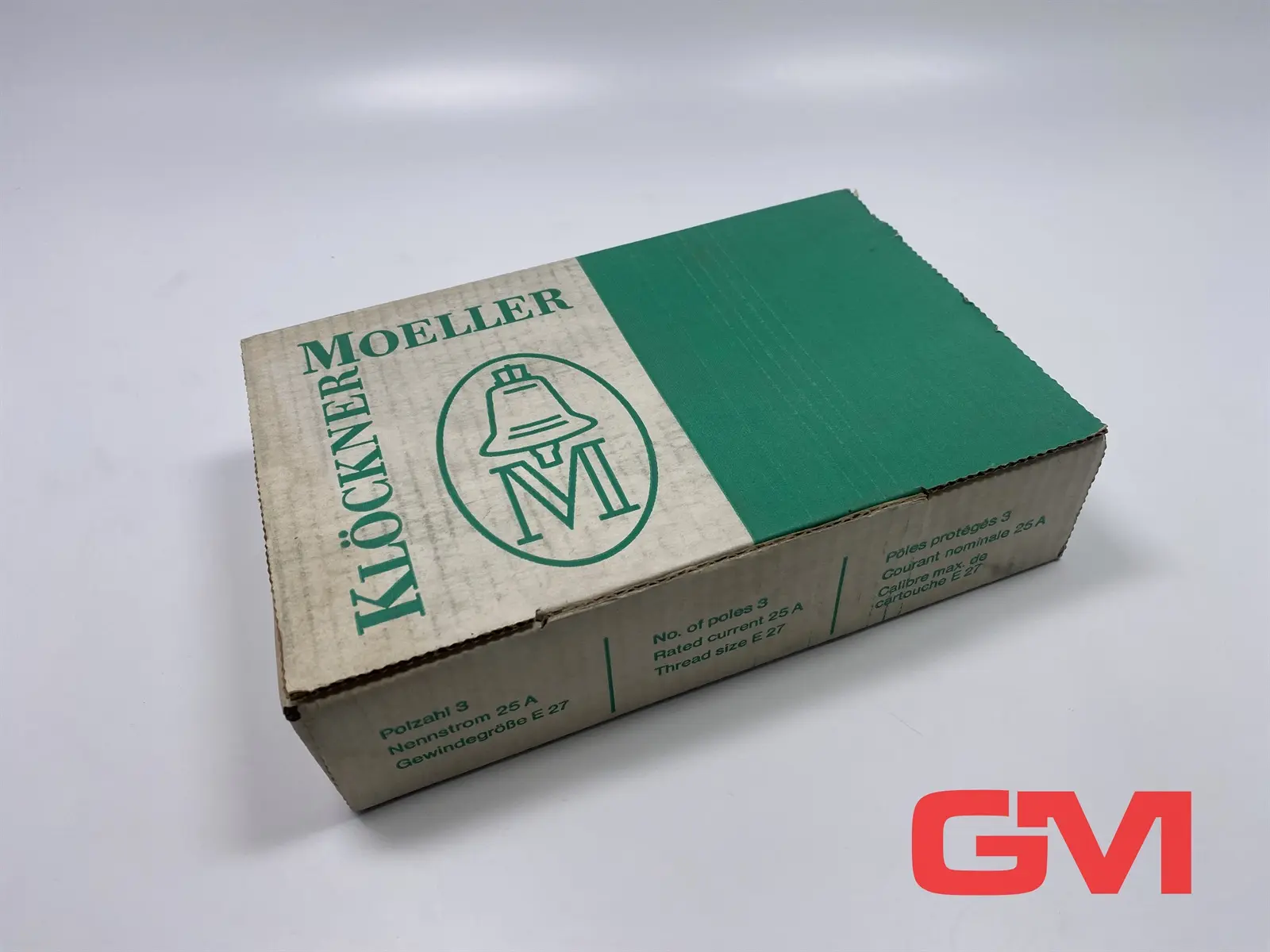 VE 4x Klöckner Moeller Sicherungssockel S27 screw fuse 25A E27 3-polig Paßring