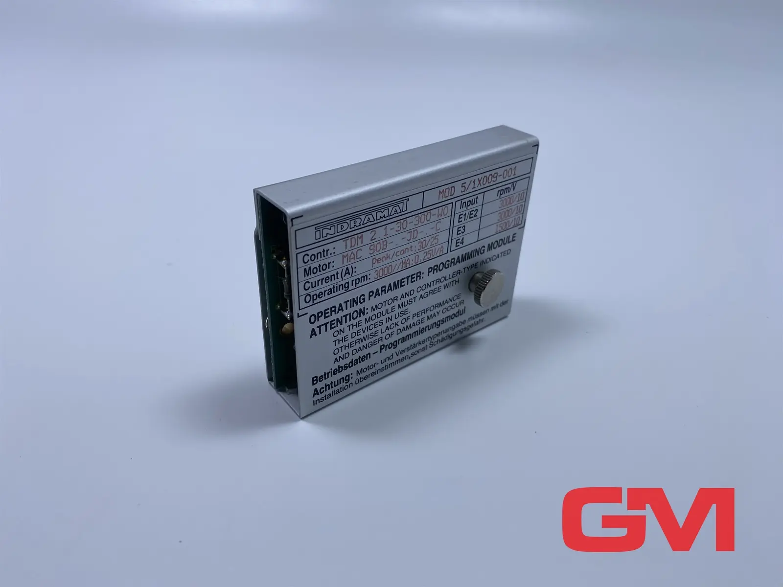 Produktfoto 1 von Indramat Programmierungsmodul MOD5/1X009-001 programming module TDM2.1-30-300-W0