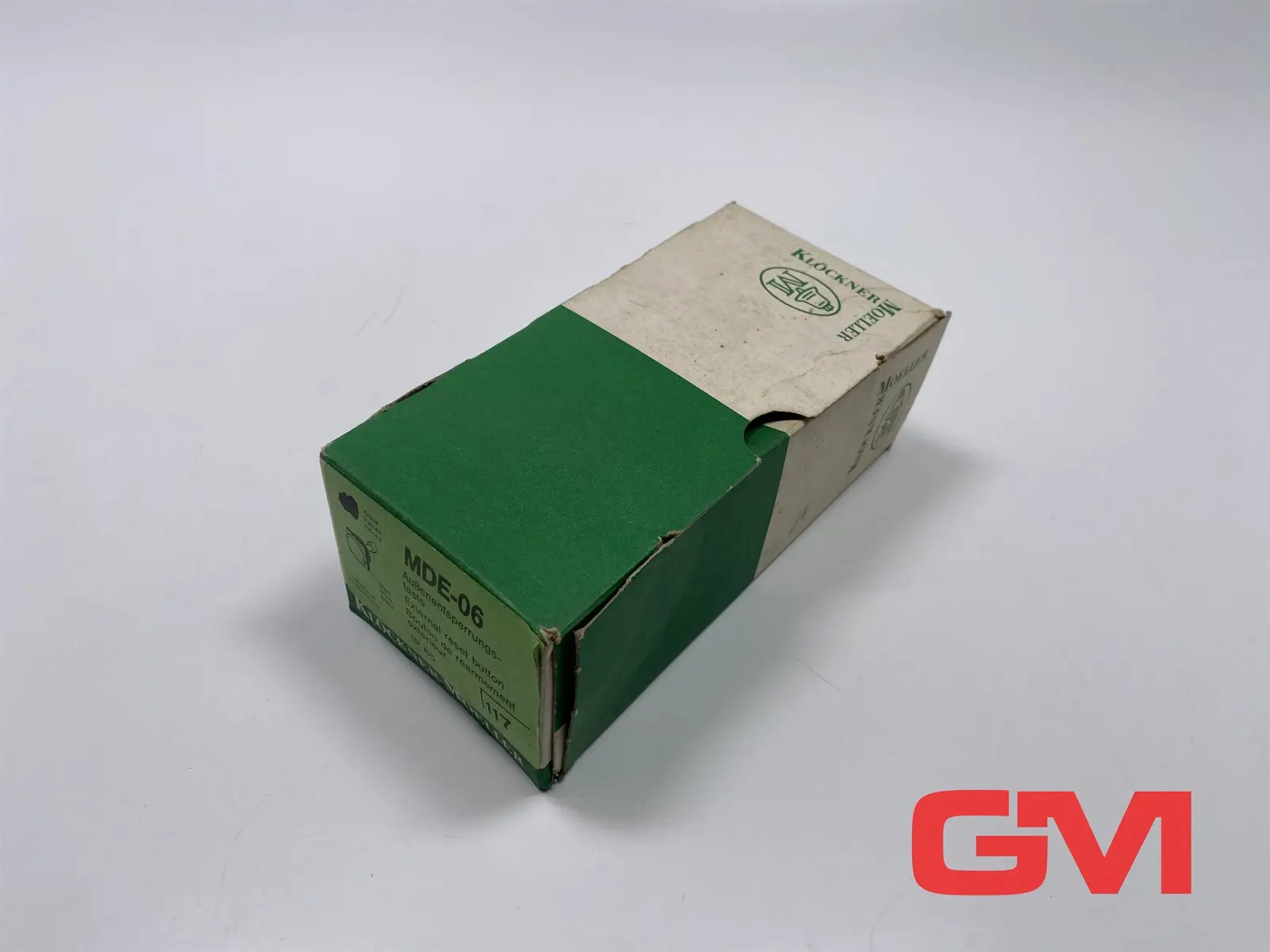 Produktfoto 1 von VE 2x Klöckner Moeller Außenentsperrungstaste MDE-06 external reset button blau