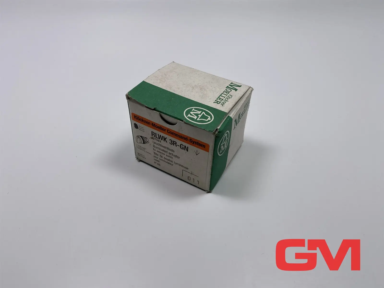Produktfoto 1 von VE 3x Klöckner Moeller Leuchtwahltaste RLWK 3R-GN illuminated actuator 027053