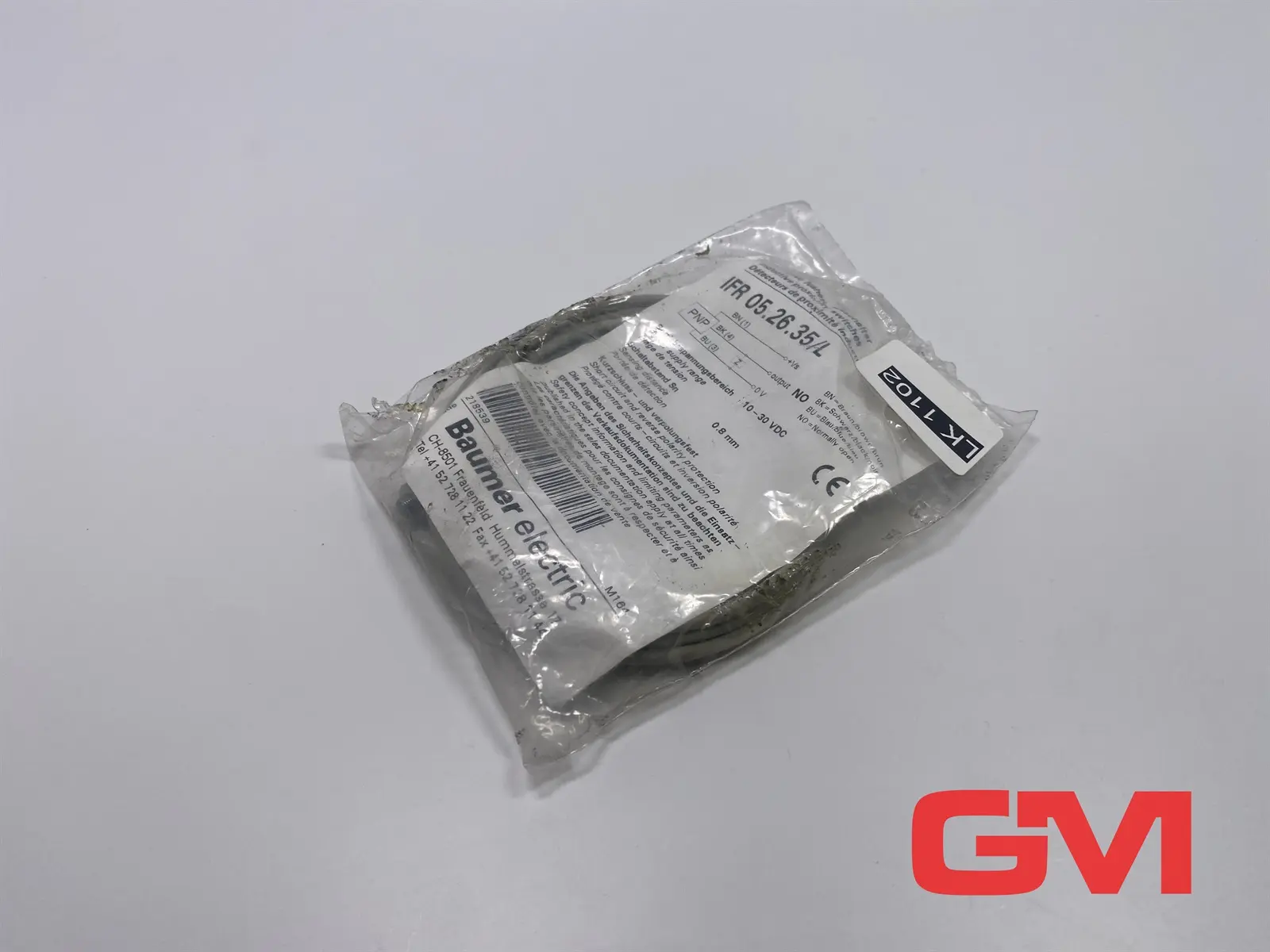 Produktfoto 1 von Baumer Näherungsschalter IFR 05.26.35/L proximity switch 218539 10-30VDC NO