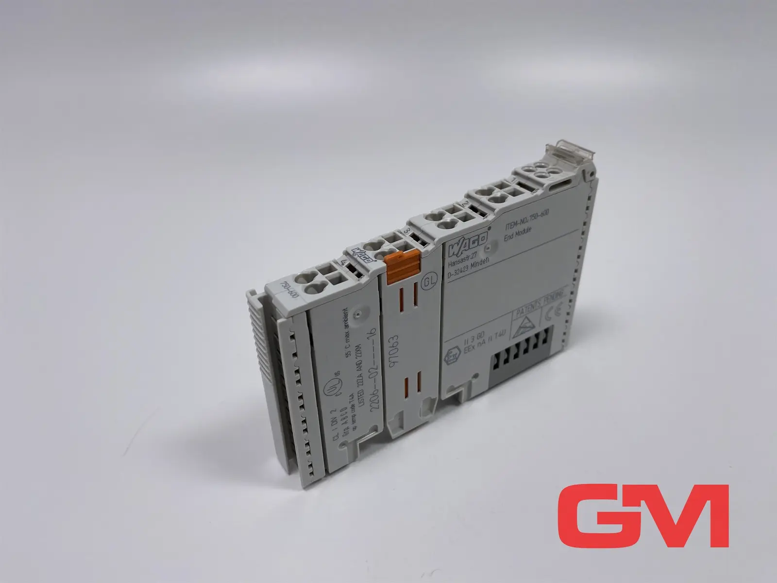 Produktfoto 1 von Wago Endmodul 750-600 End Module I/O-SYSTEM 750 750600 Busendklemme Unit
