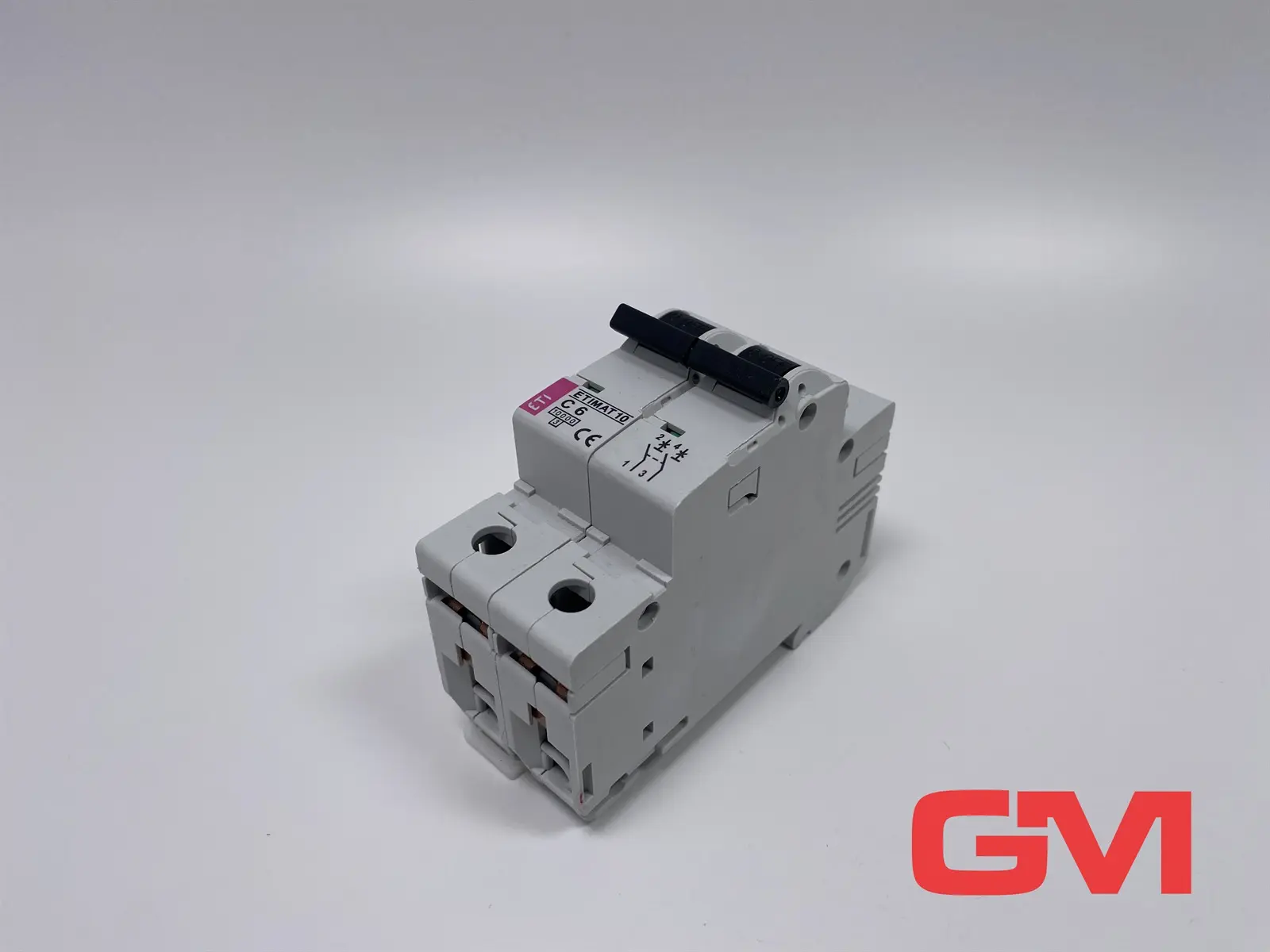 Produktfoto 1 von ETI Überstromschalter ETIMAT10 C 2p 10kA 6A circuit breaker 002133712 400V