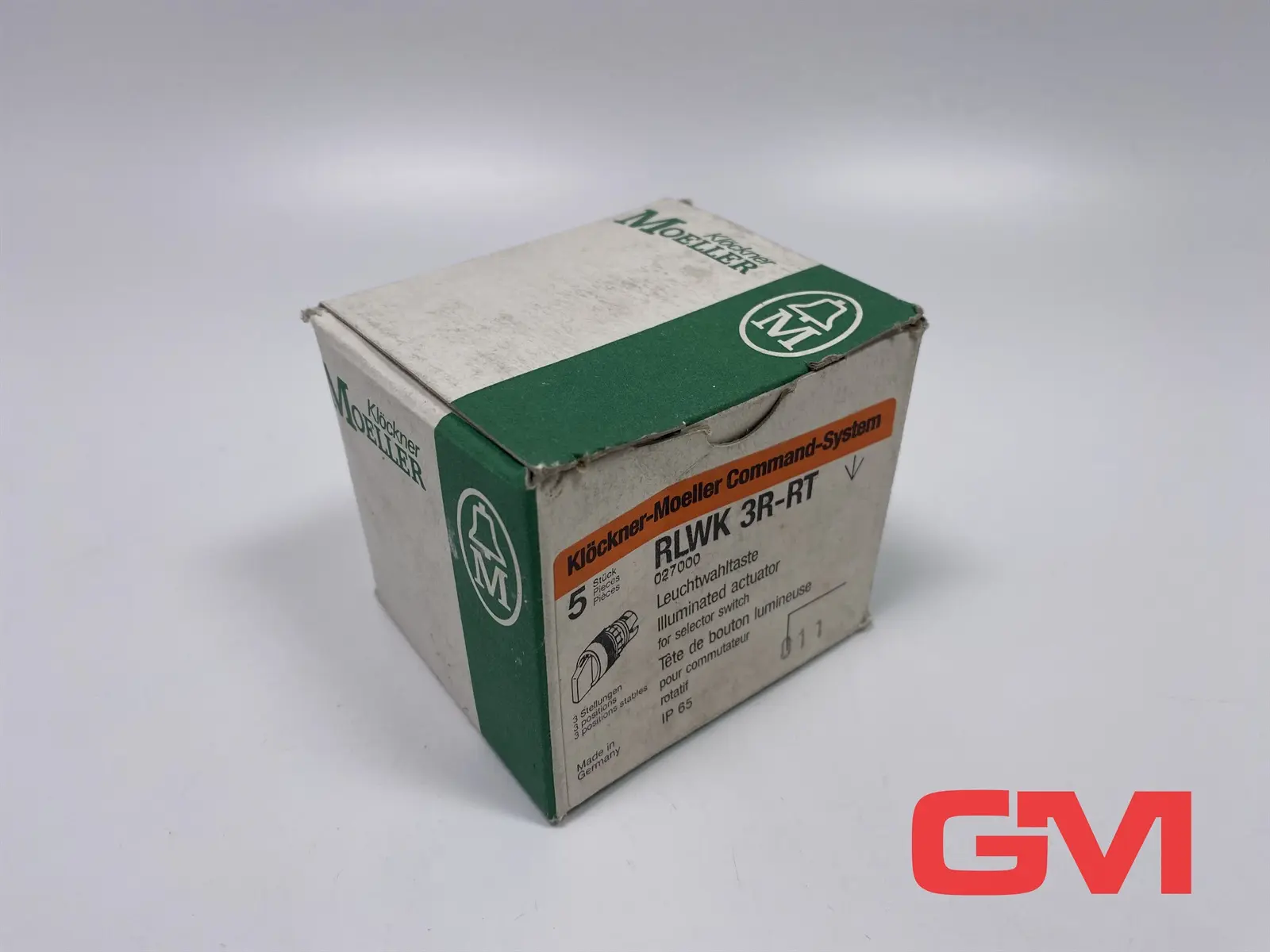 Produktfoto 1 von VPE 5x Klöckner Moeller Leuchtwahltaste RLWK 3R-RT 027000 actuator rot