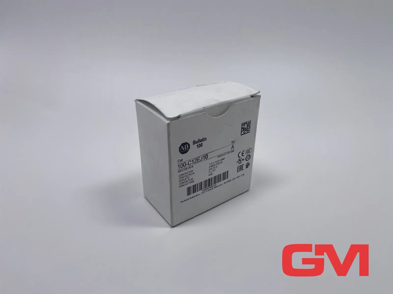 Produktfoto 1 von Allen-Bradley Schütz 100-C12EJ10 contactor 24V DC 1NO AC-3 12A Serie A