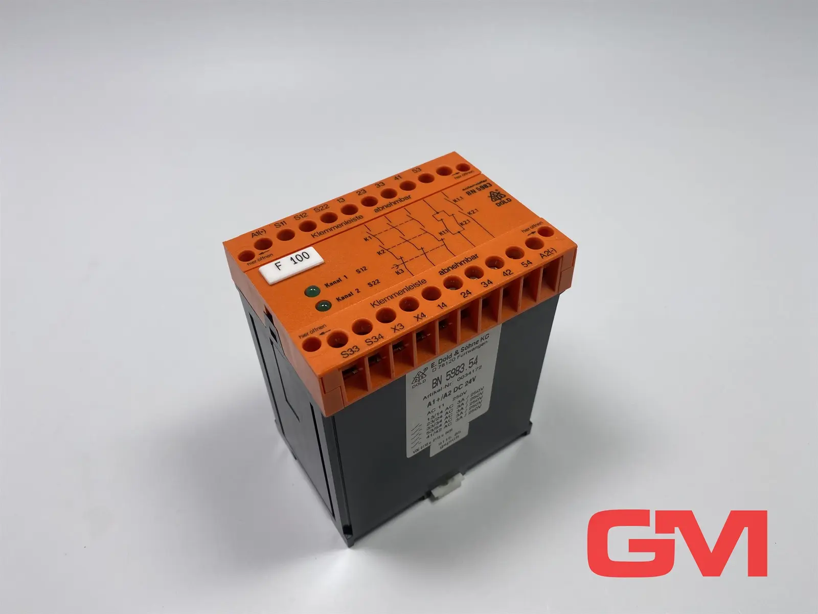 Produktfoto 1 von E.Dold & Söhne Not-Aus-Modul BN 5983.54 Emergency stop module 0034172 DC 24V