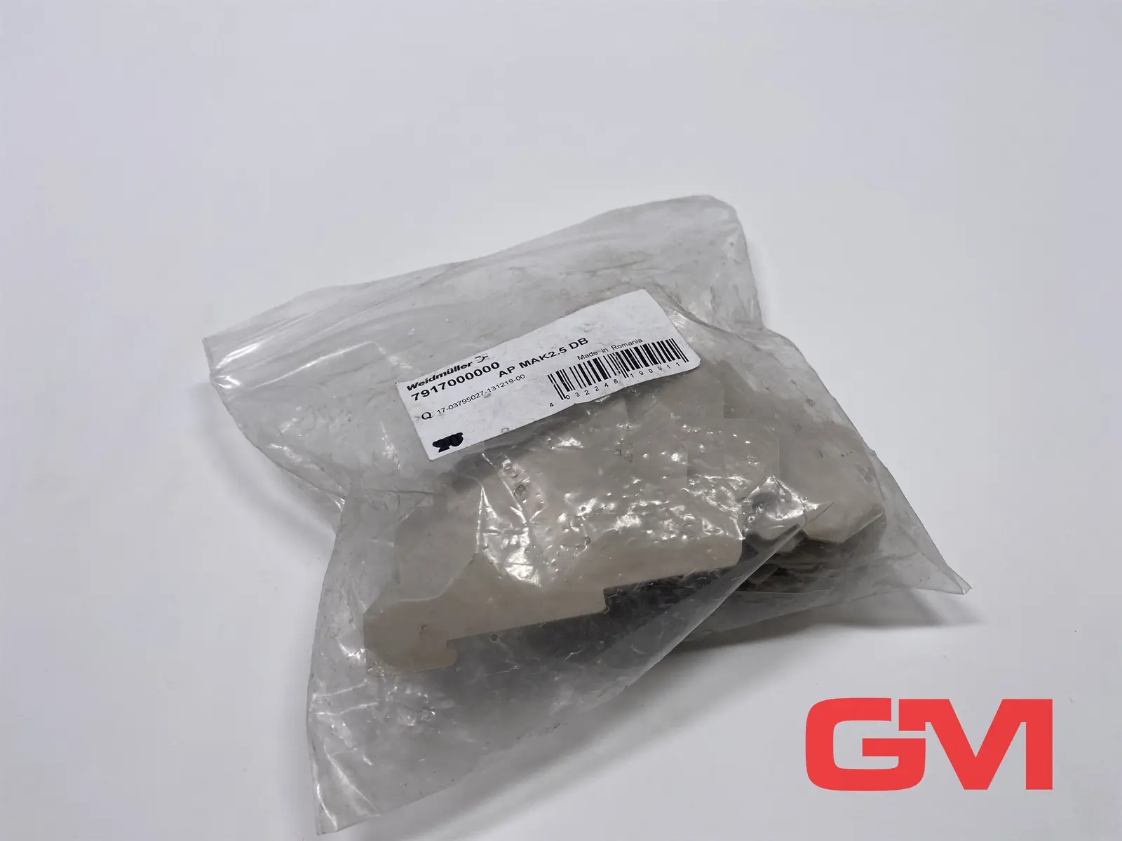 VE 15x Weidmüller Abschlussplatte (Klemmen) AP MAK2.5 DB end plate 7917000000