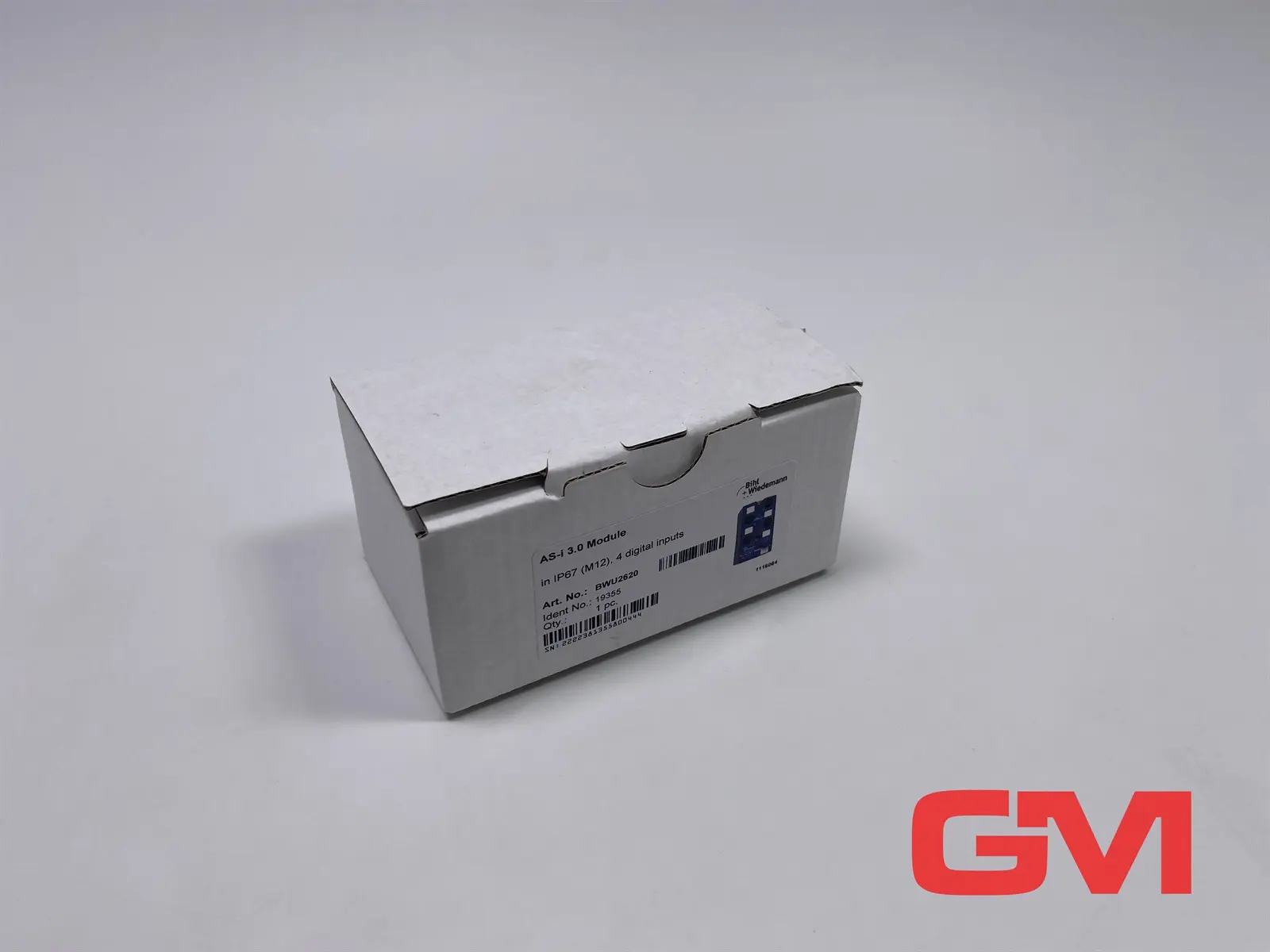Produktfoto 1 von Bihl+Wiedemann Digitaleingangsmodul BWU2620 AS-i 3.0 Module 4 digital inputs M12