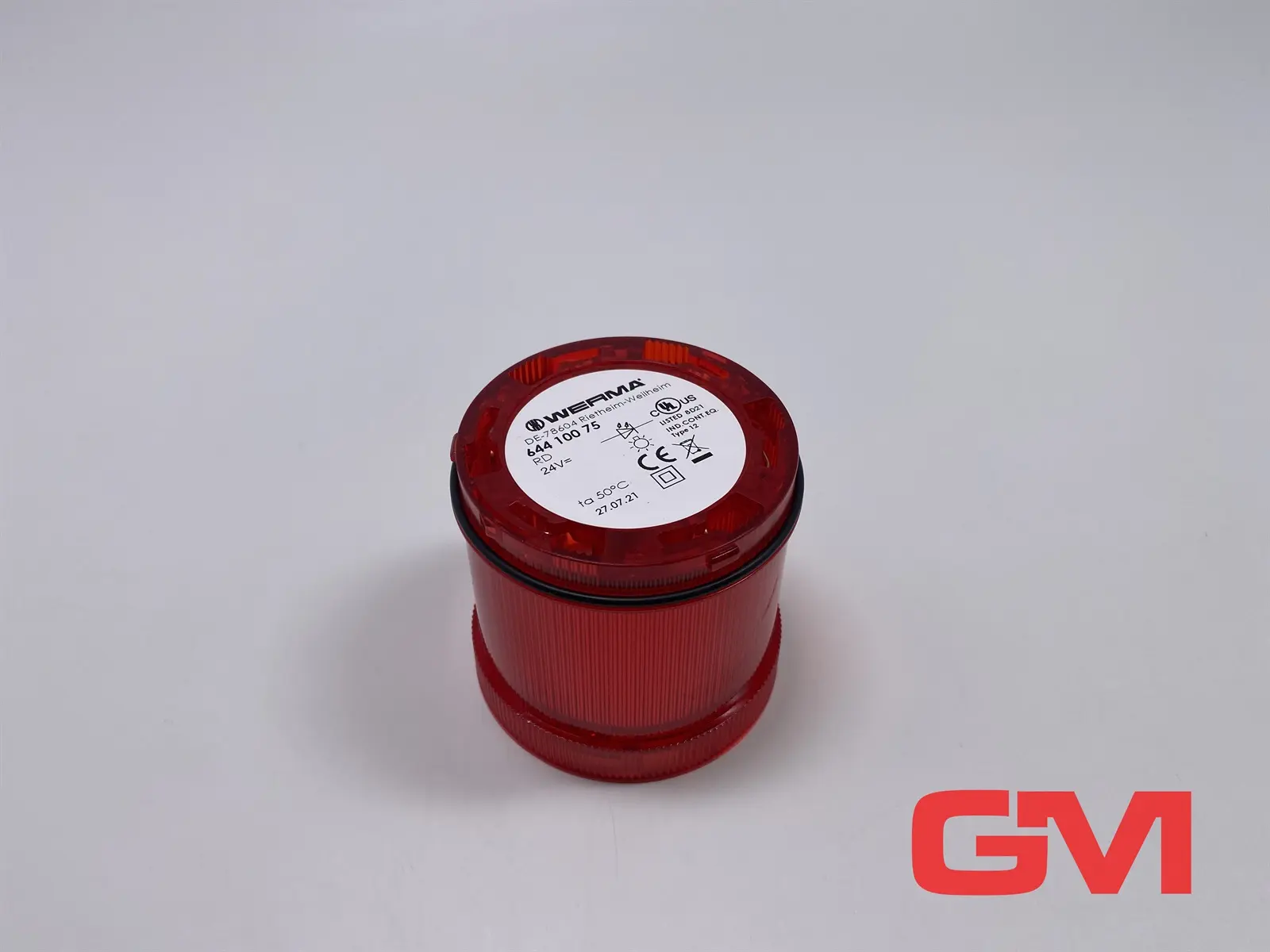 Produktfoto 1 von Werma LED-Dauerlichtelement 644 100 75 permanent light element red 24VAC/DC rot