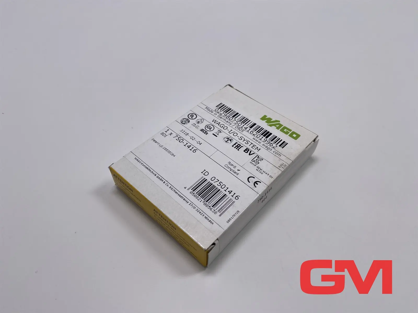Produktfoto 1 von Wago 8-Kanal-Digitaleingangsmodul 750-1416 input module DC 24V 0,2ms 2-Leiter