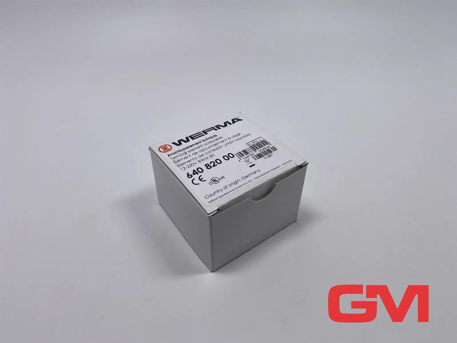 Produktfoto 1 von Werma Anschlusselement  BWM BK 64082000 terminal element 640.820.00 12-230V