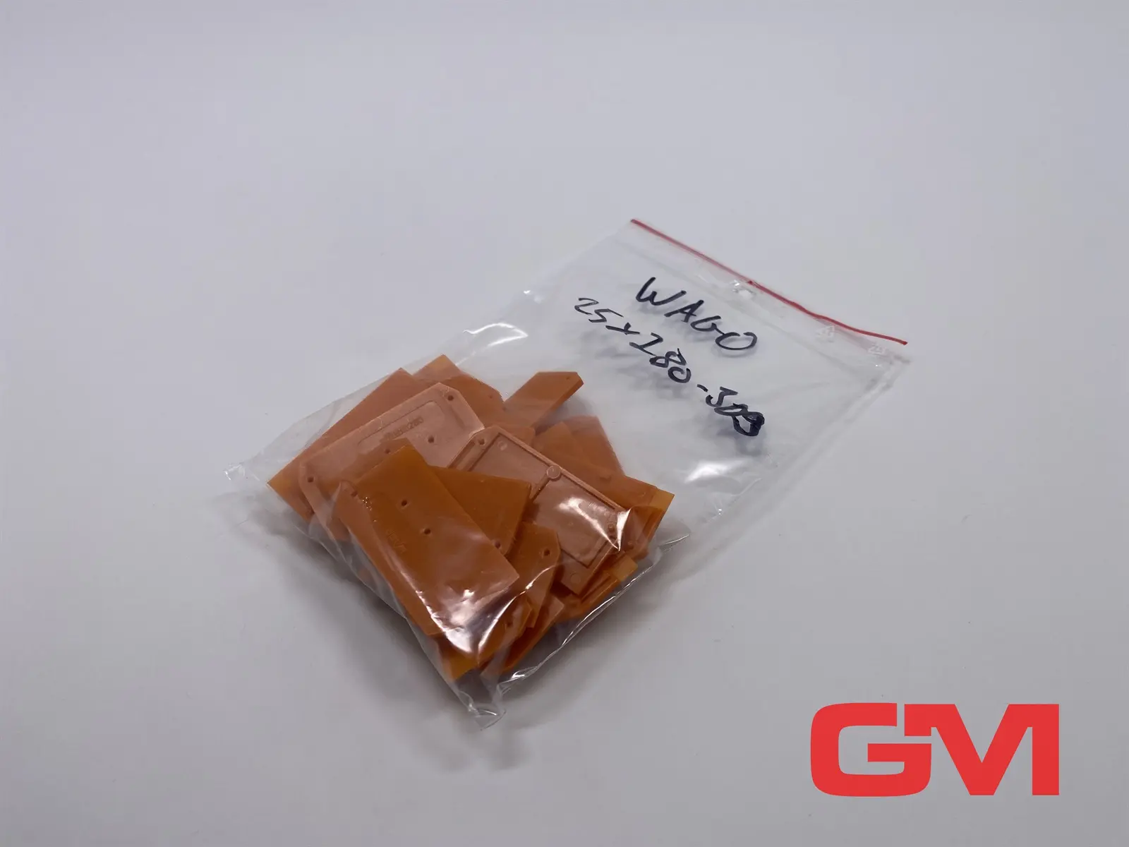 Produktfoto 1 von VE 25x Wago Abschluss- und Zwischenplatte 280-309 End- intermediate plate orange