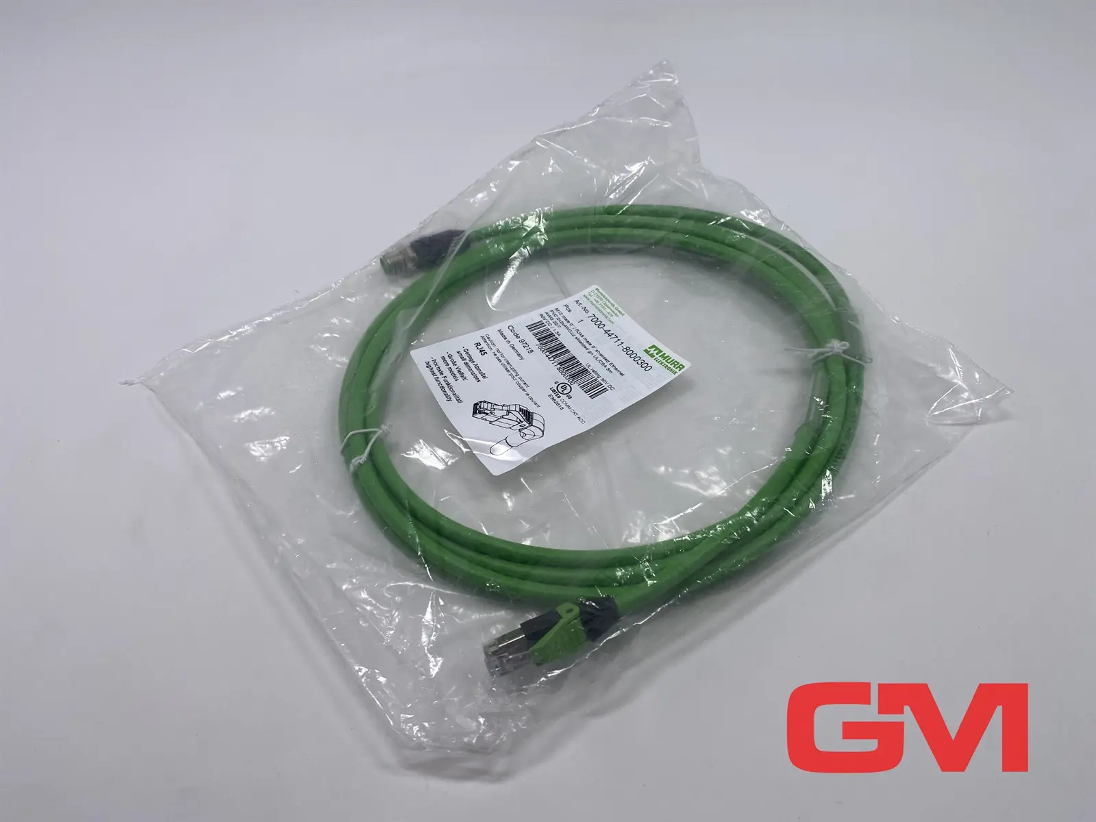 Produktfoto 1 von Murr Elektronik Leitung 7000-44711-8000300 cable M12 St. D-kod./RJ45 St. 0°