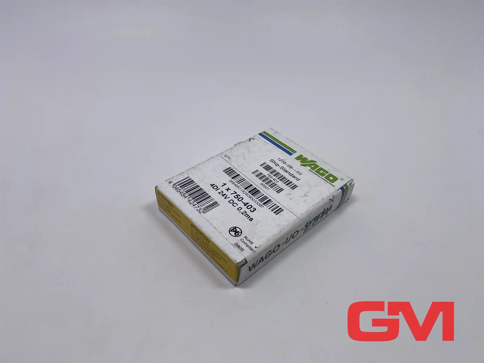 Produktfoto 1 von Wago 4-Kanal-Digitaleingangsmodul 750-403 digital input DC 24 V 0,2 ms 750/753