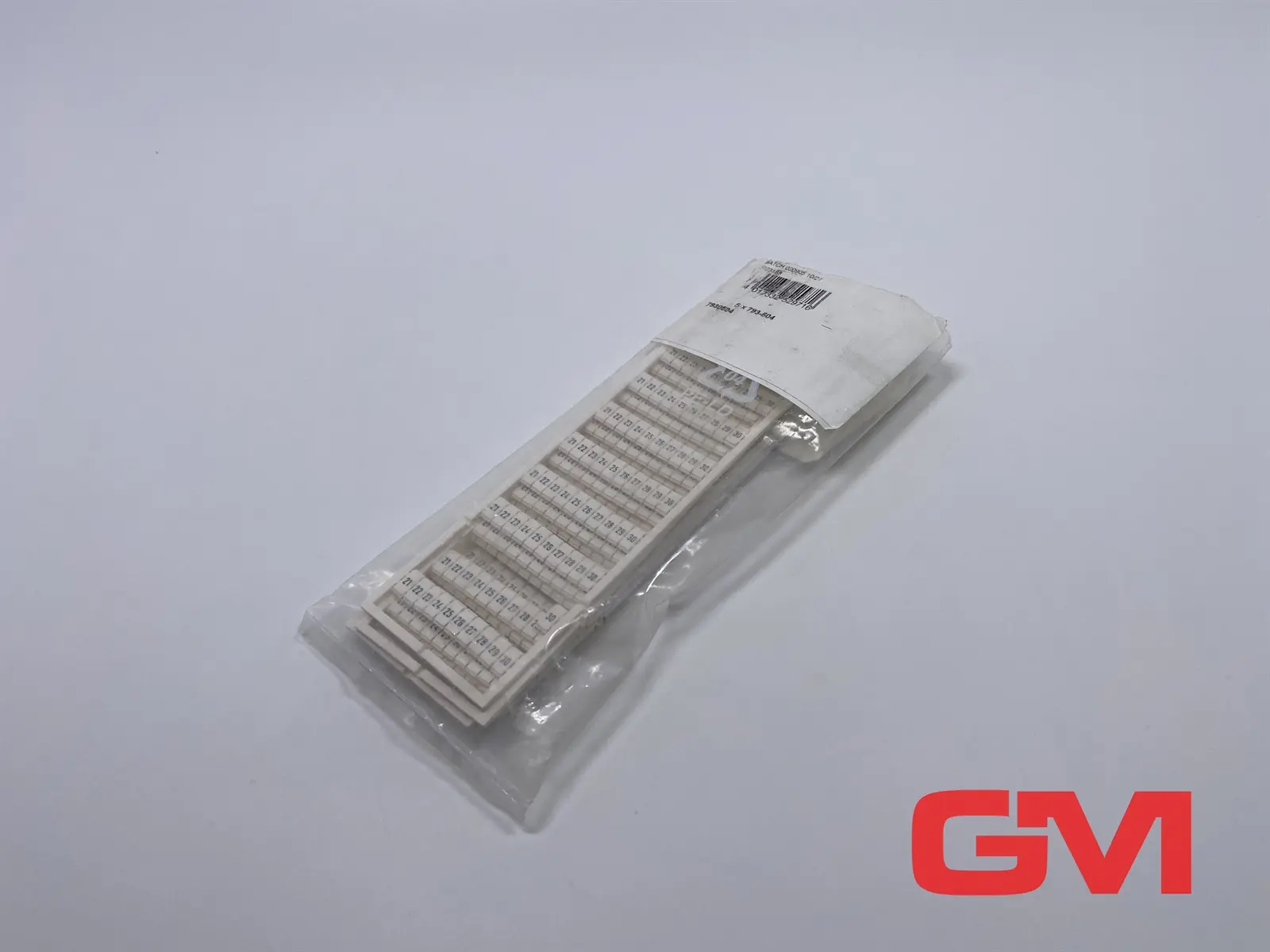 Produktfoto 1 von VE 5x Wago WMB-Beschriftungskarte 793-504 21 ... 30 (10x) marking card